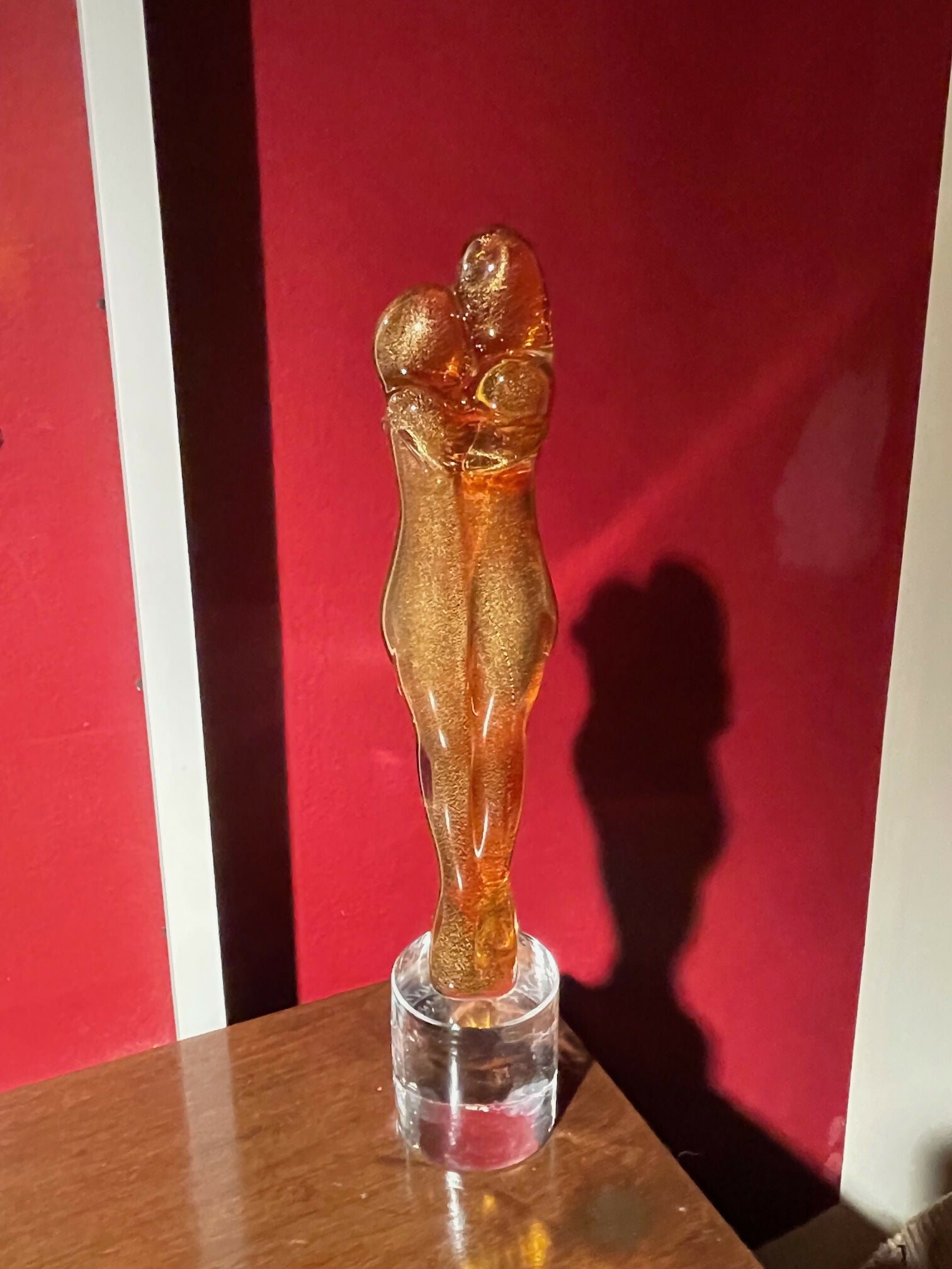 Escultura murano de Giuliano Tosi "Os Amantes"