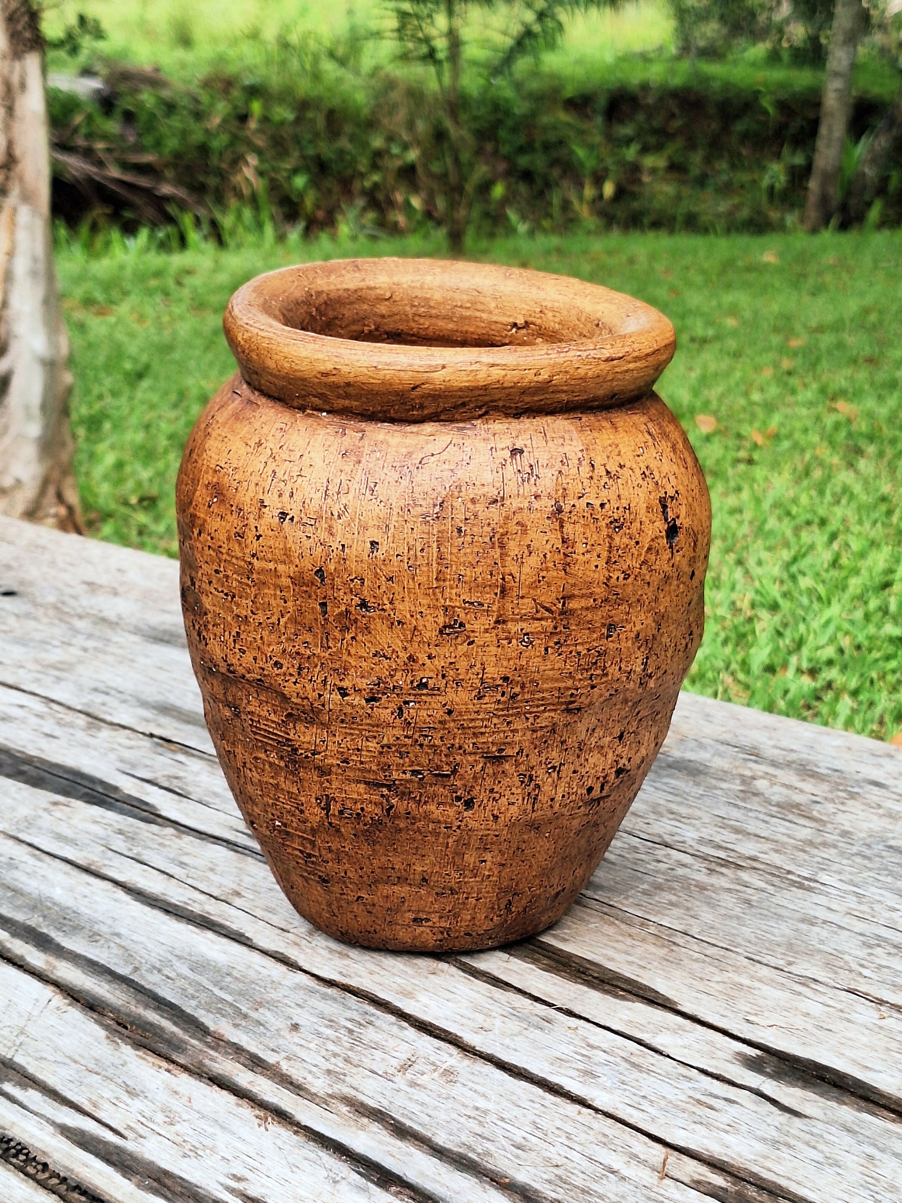 Vasos de Barro Tons Terrosos Tam G (Valor Unitário)