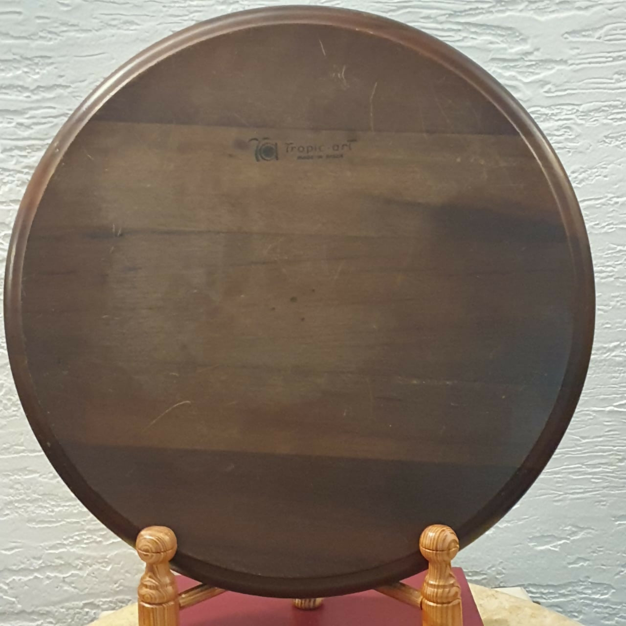 Maravilhosa e enorme tábua petisqueira em jacarandá maciço TropicArt. Excelente estado!