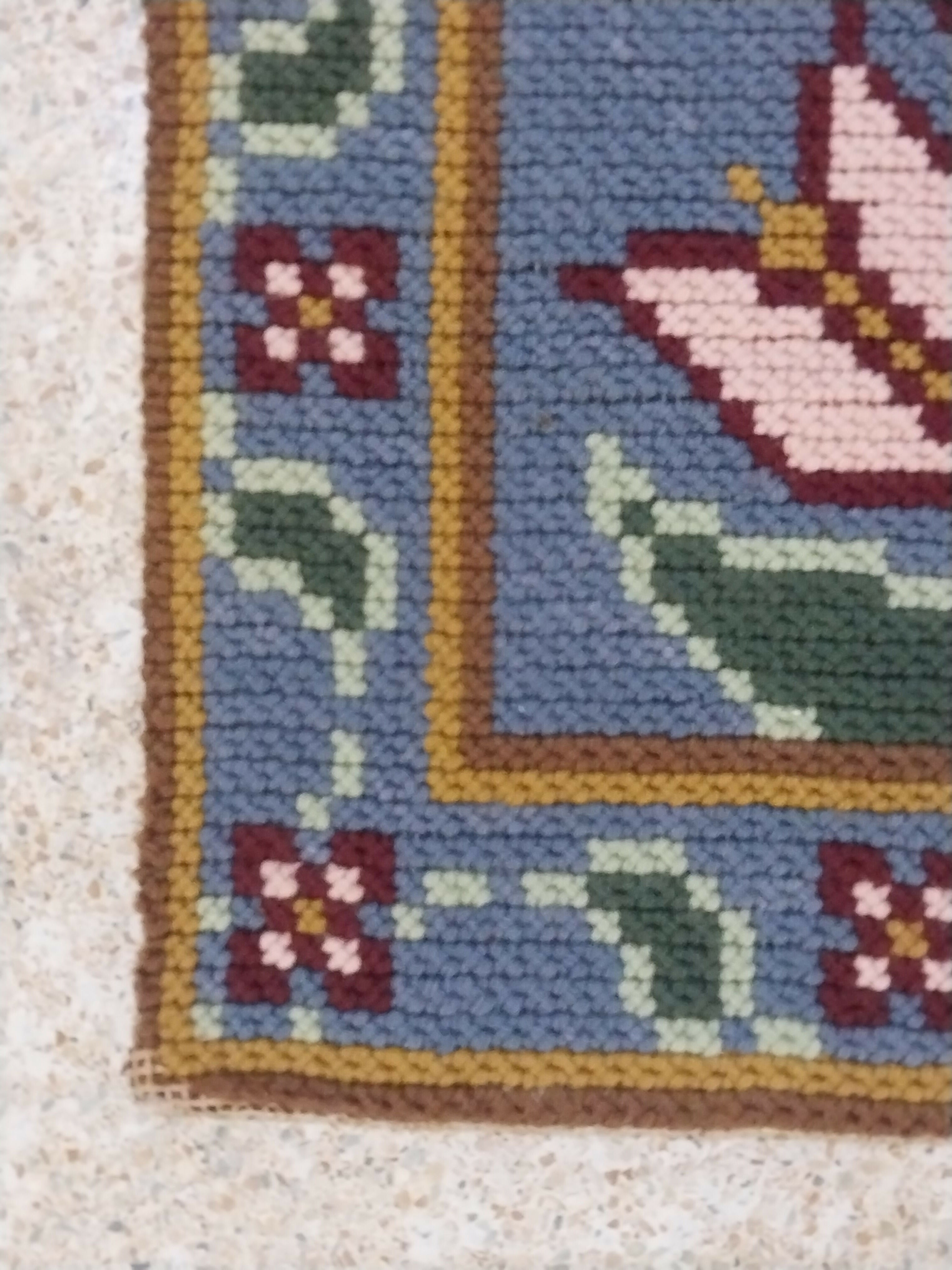 Tapeçaria Antiga de parede assinada