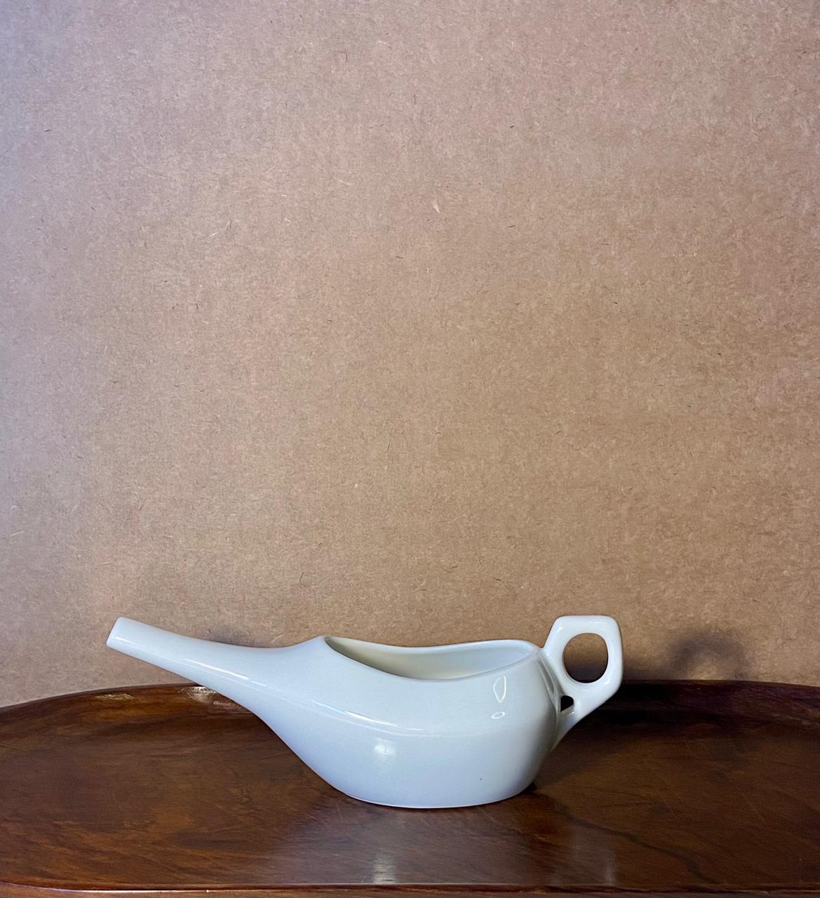 Pequena molheira em porcelana branca Mauá (DMCPS_311)