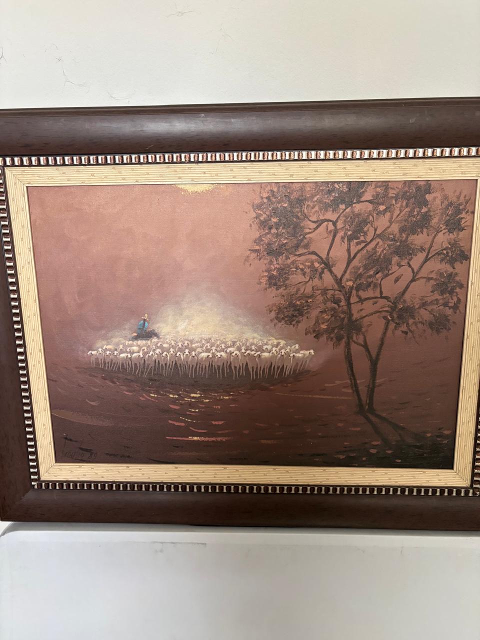 Quadro de BRÁULIO – CENA PASTORIL – 1989