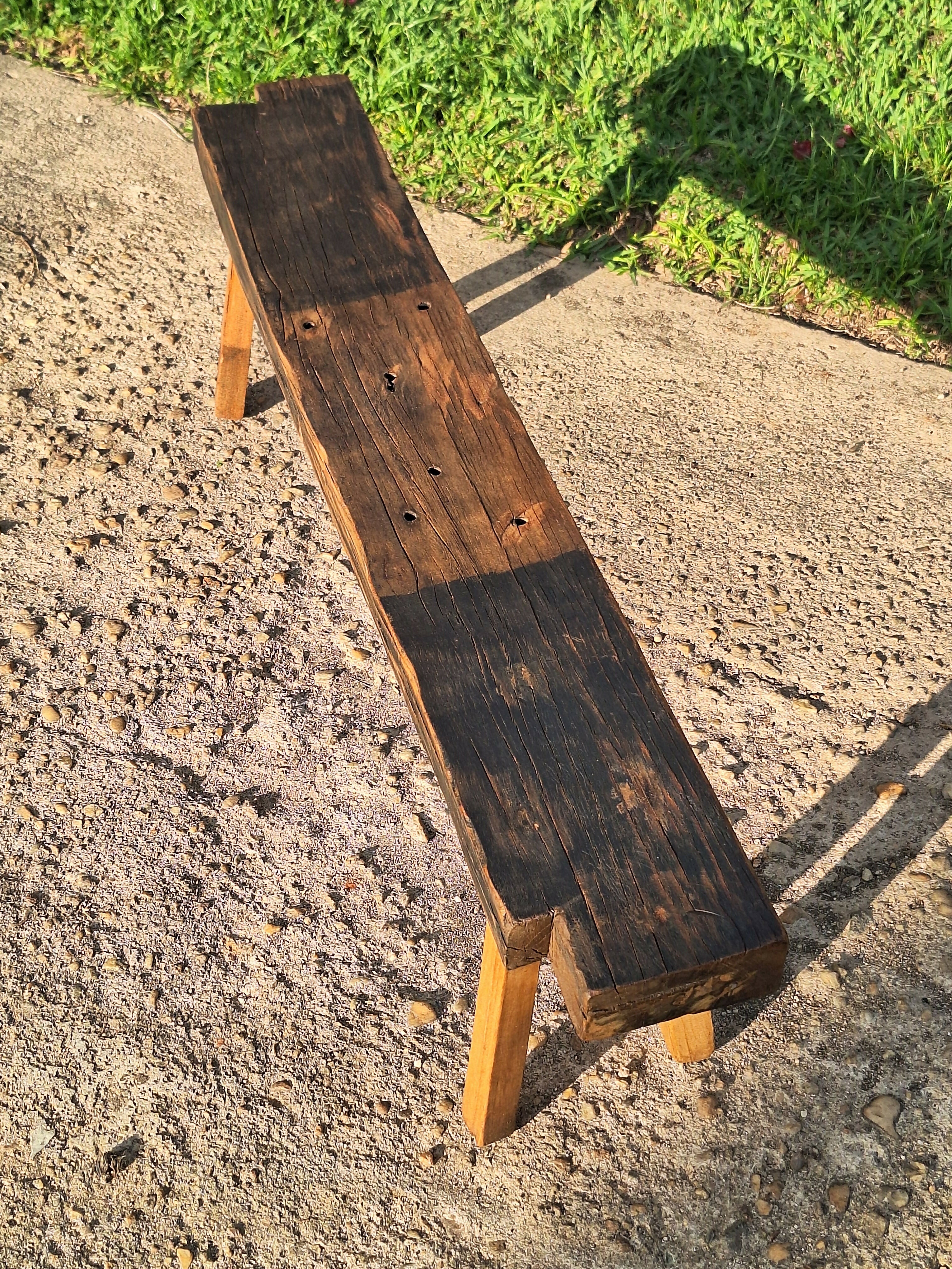 Banco de Dormente Madeira Maciça Garimpo Mineiro