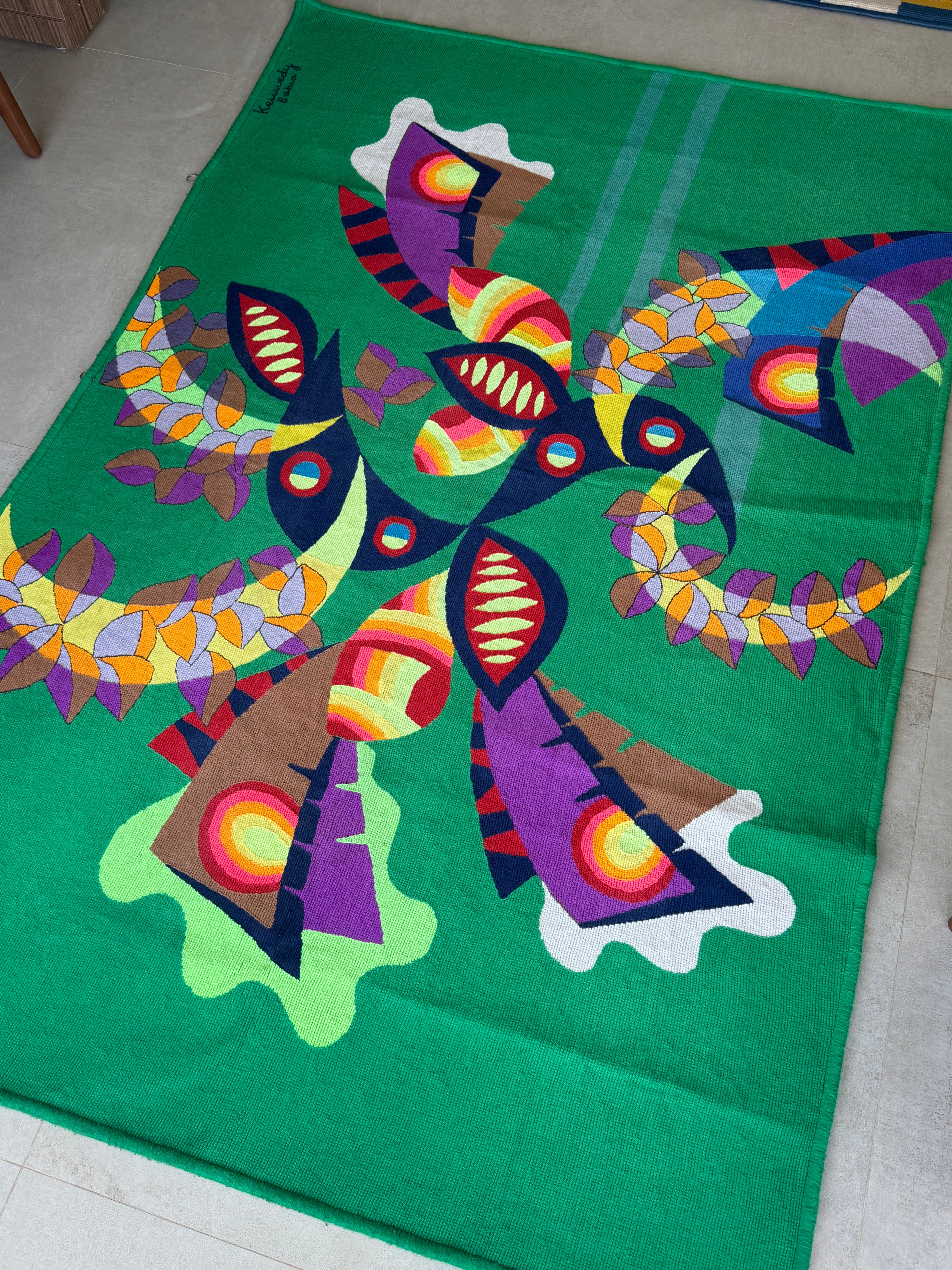 Tapeçaria modernista Kennedy Bahia 130 x 195 cm