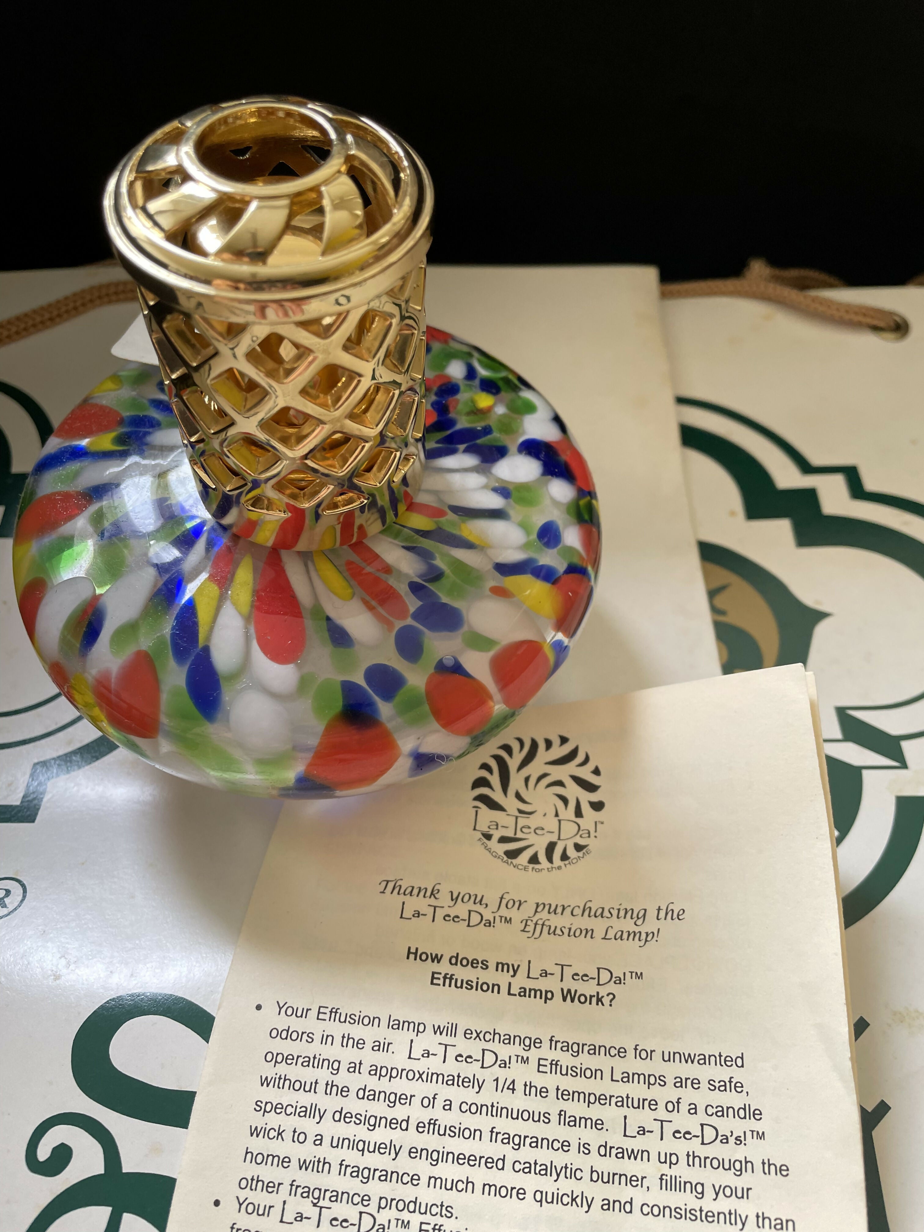 Frasco Difusor de Perfume Lá-Tee-Da