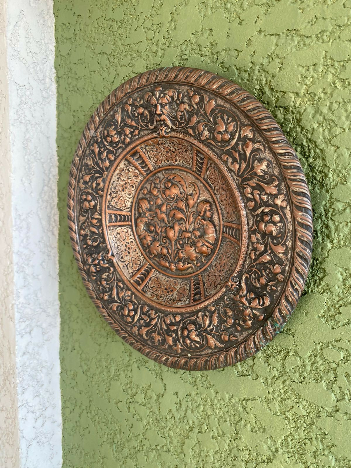 Medalhão Português decorativo em cobre