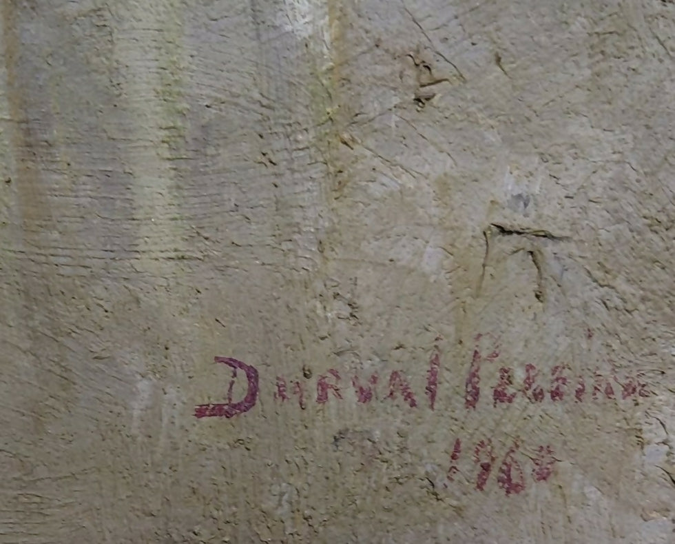 OBRA DE ARTE - QUADRO ÓLEO SOBRE TELA - DURVAL PEREIRA