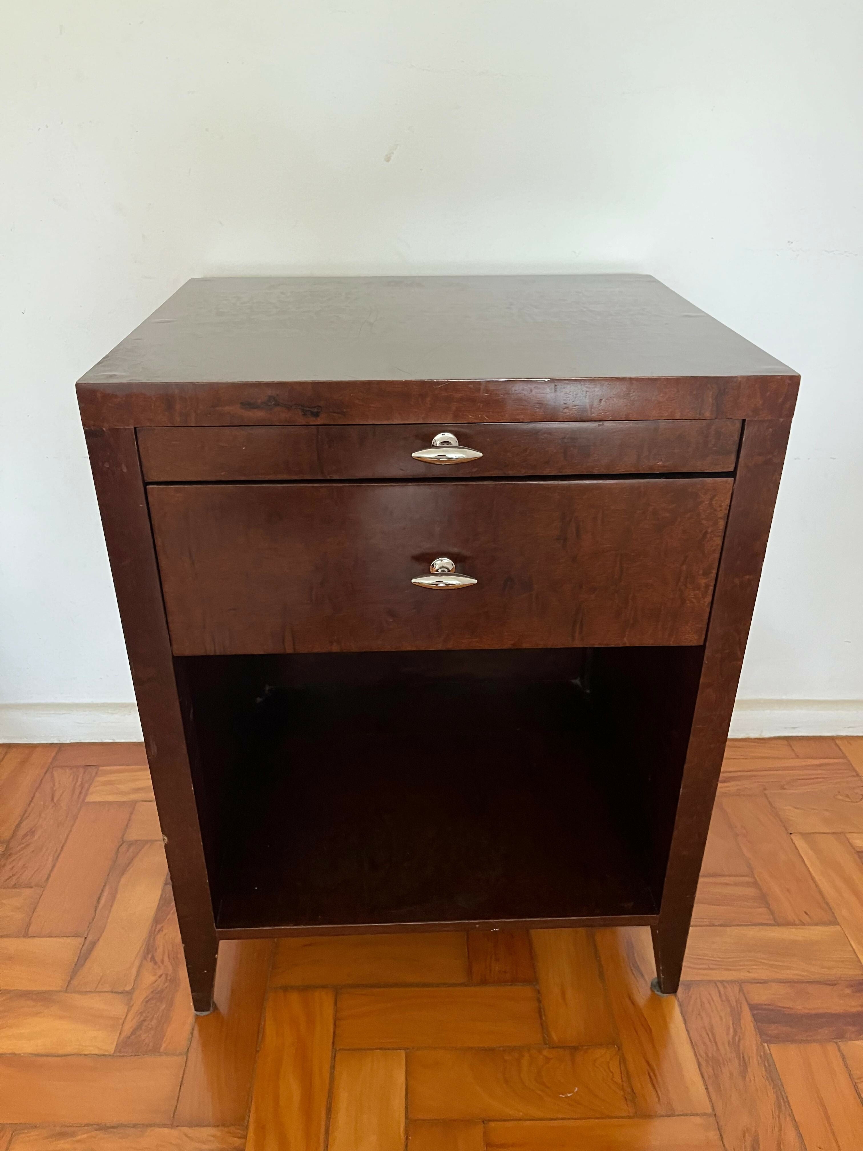 Móvel de Cabeceira em Rádica de Imbuia (L- 50cm)