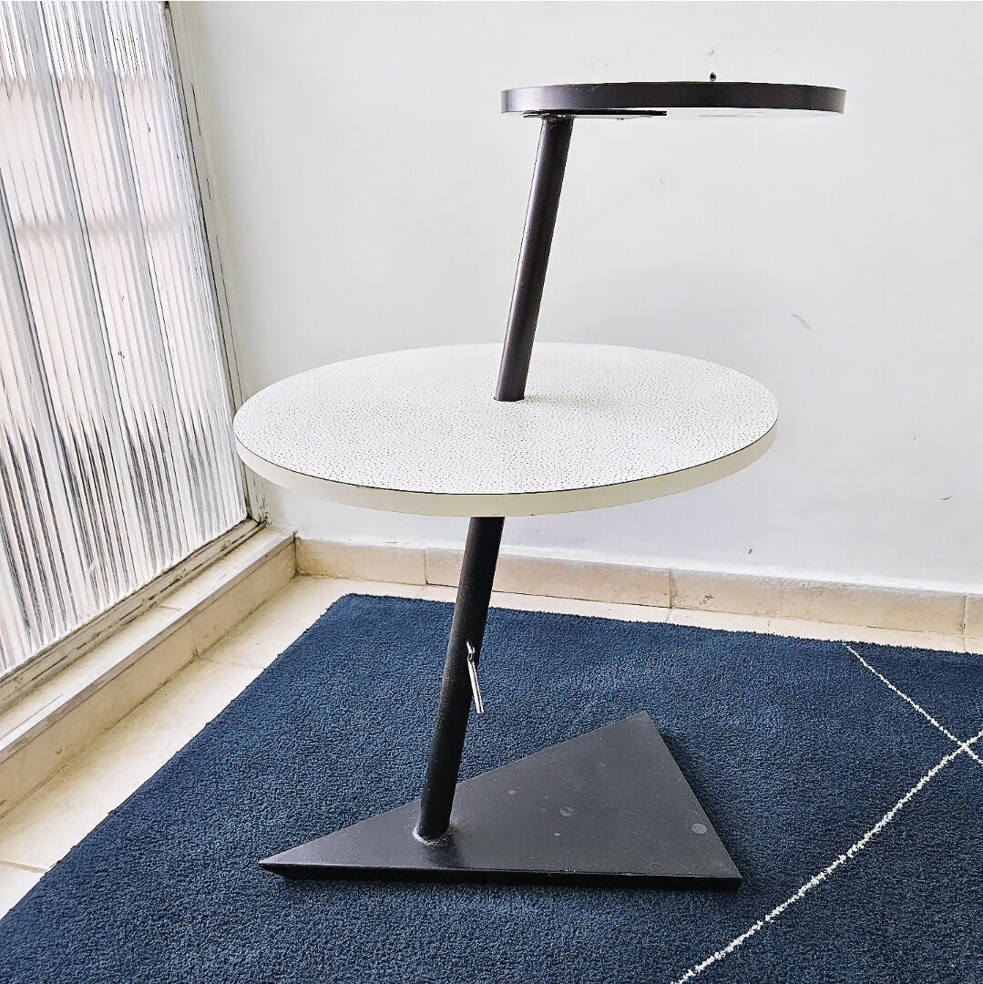 MESA AUXILIAR MEMPHIS STYLE ANOS 80