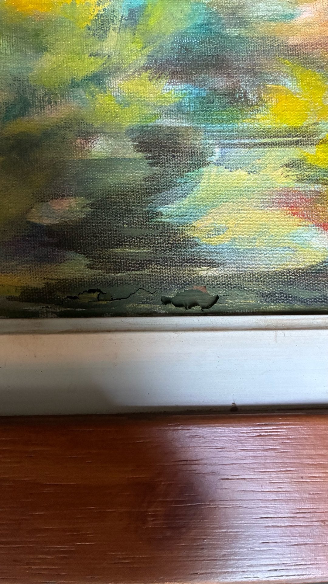 Quadro Pintura a Óleo - Potro em Paisagem