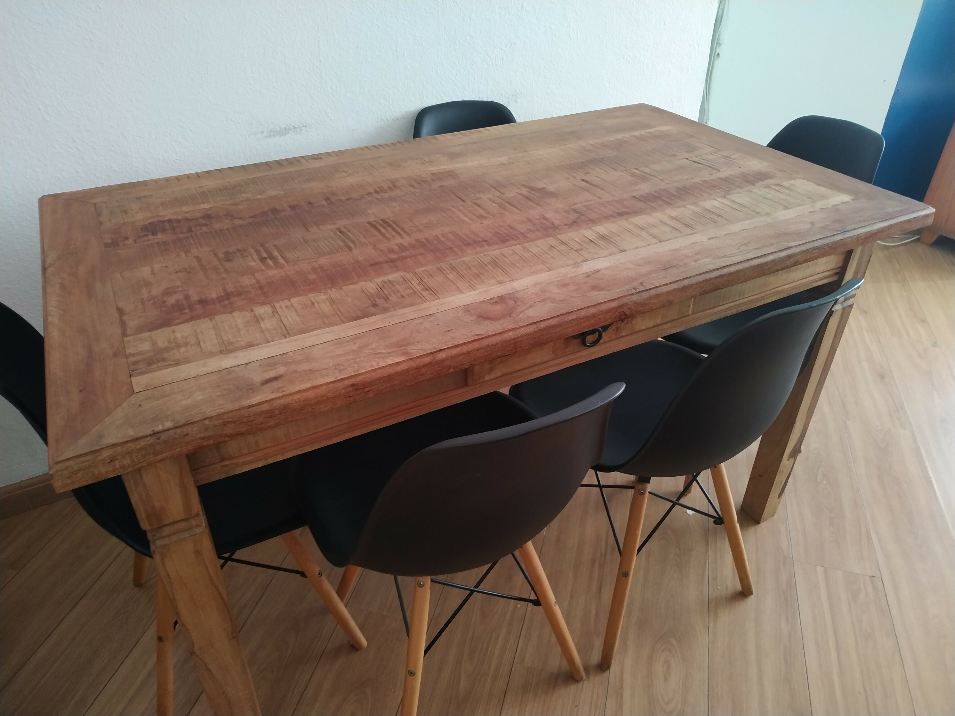 Mesa rústica tampo Peroba Rosa