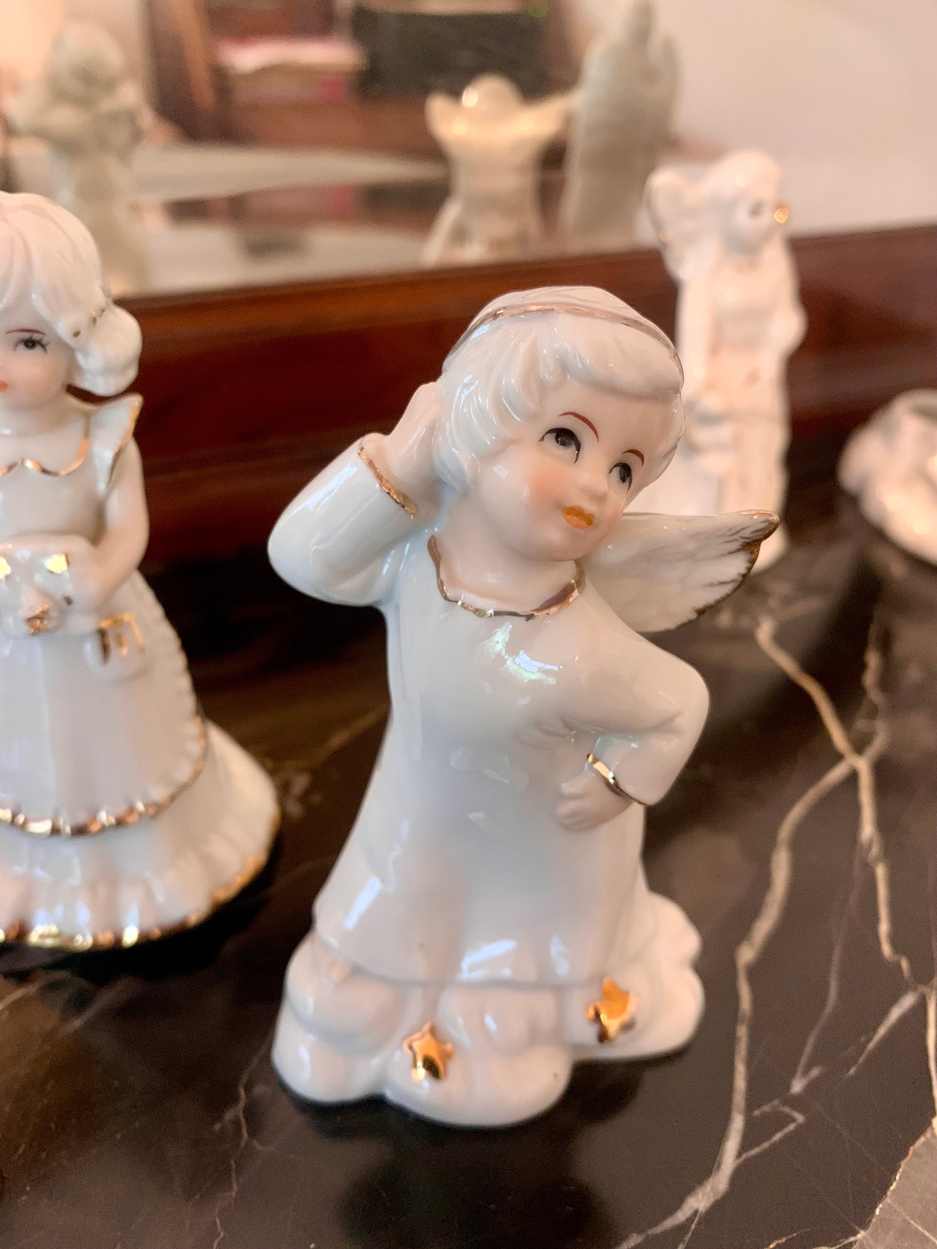 Lindos bibelots espanhóis em fina porcelana