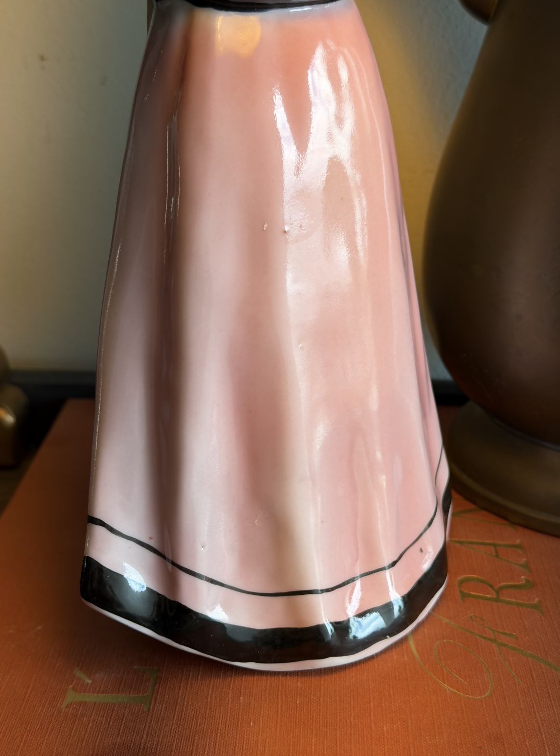 RARIDADE - VISTA ALEGRE - 1933 - Garrafa Pintada a Mão