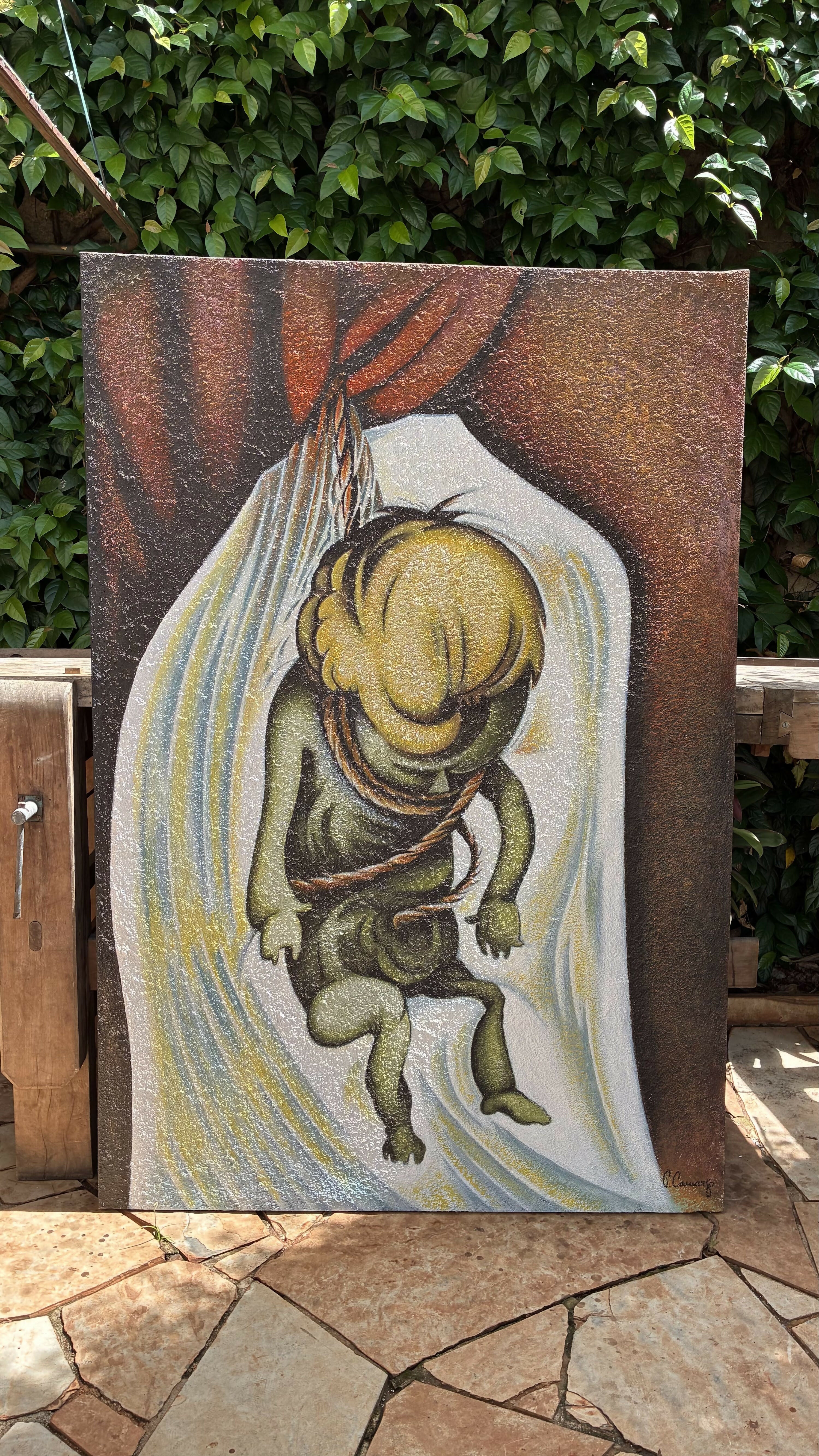 QUADRO ASSINADO PAULO CAMARGO