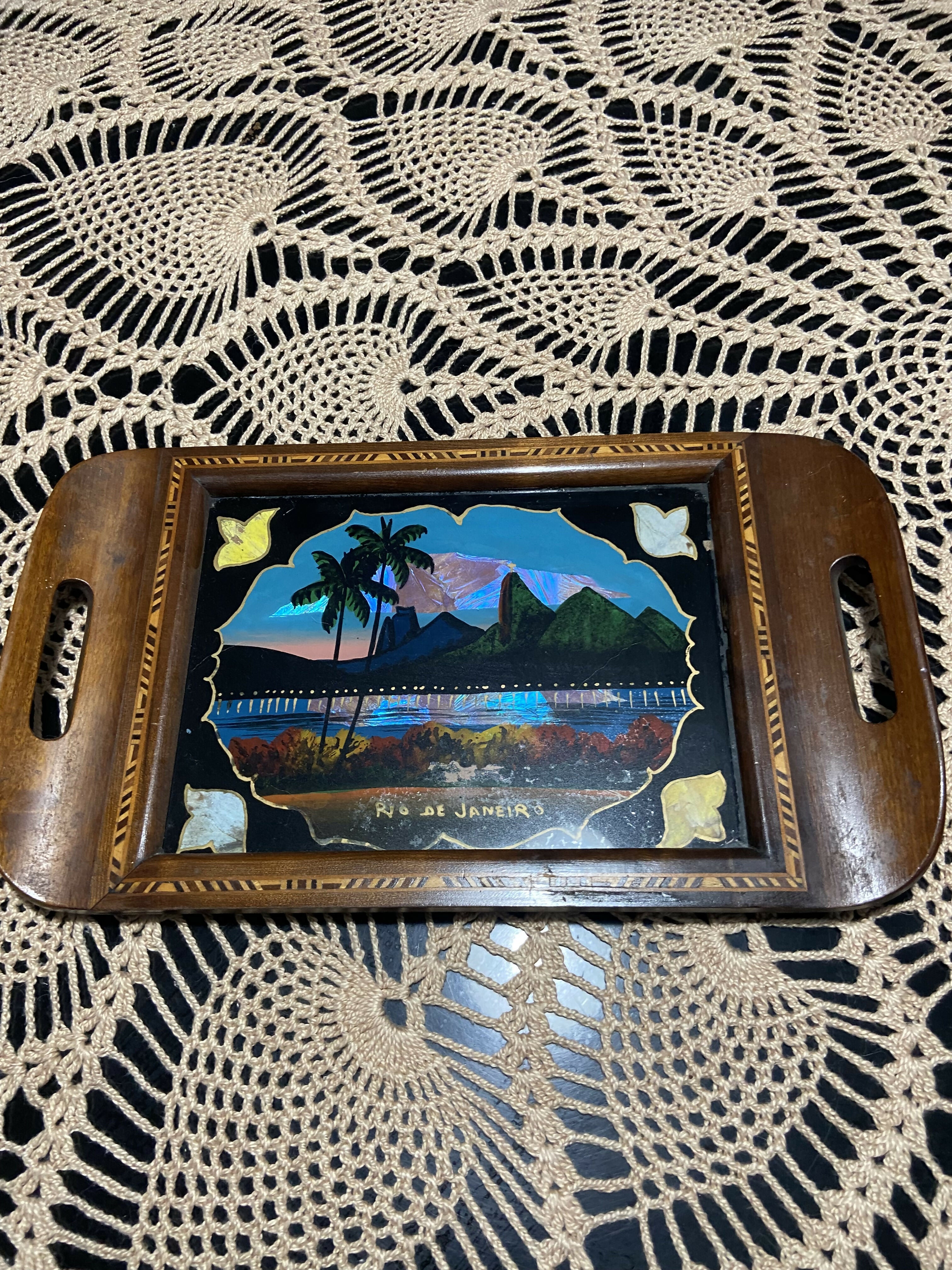 Bandeja em Marchetaria Vintage RJ