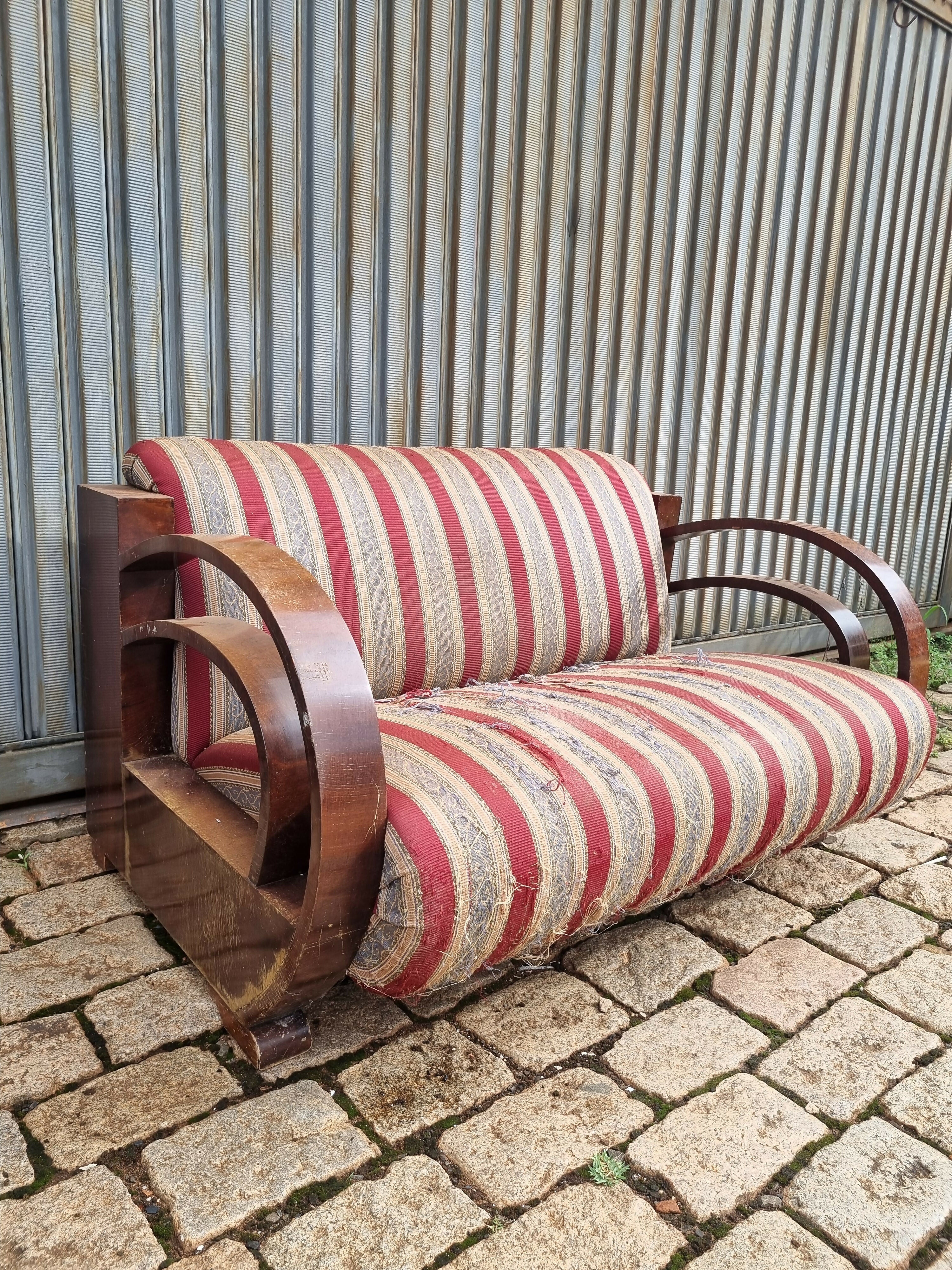 Conjunto de Sofá Art Déco anos 30