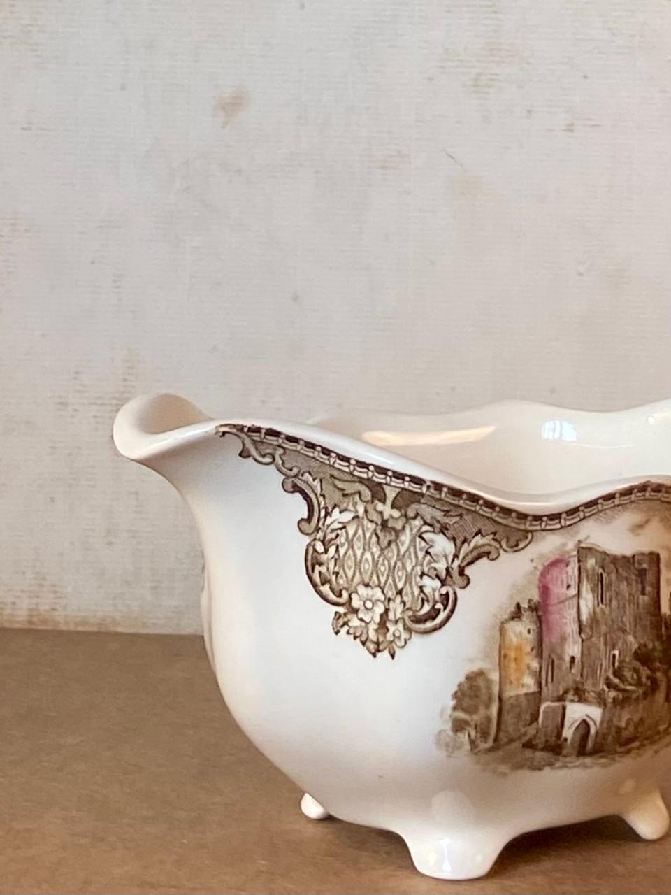 Cremeira em faiança inglesa transferware (DMCPS_236)