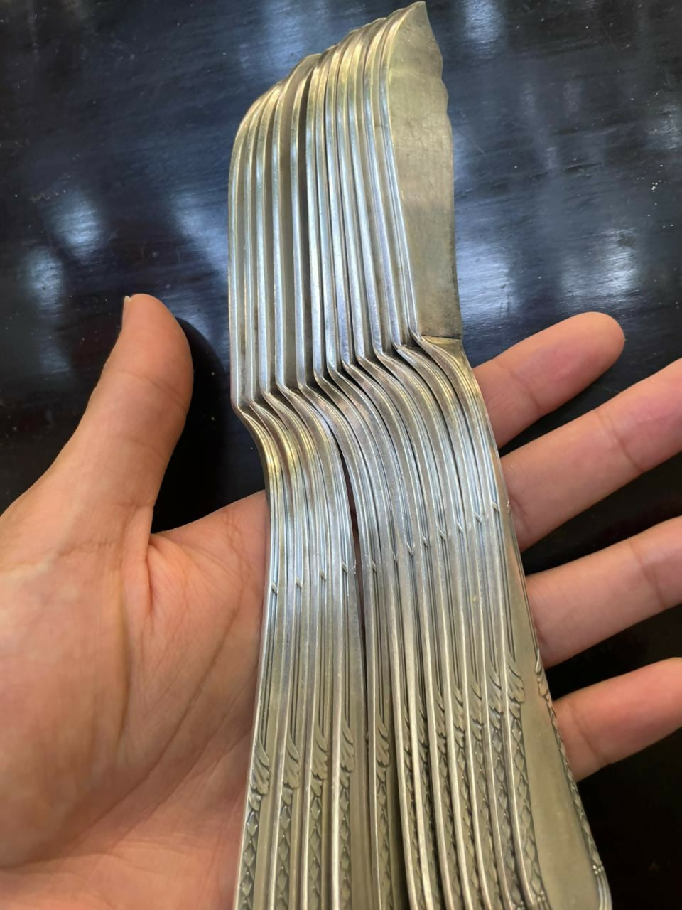 Prata 90 - 24 talheres para peixe Wolff