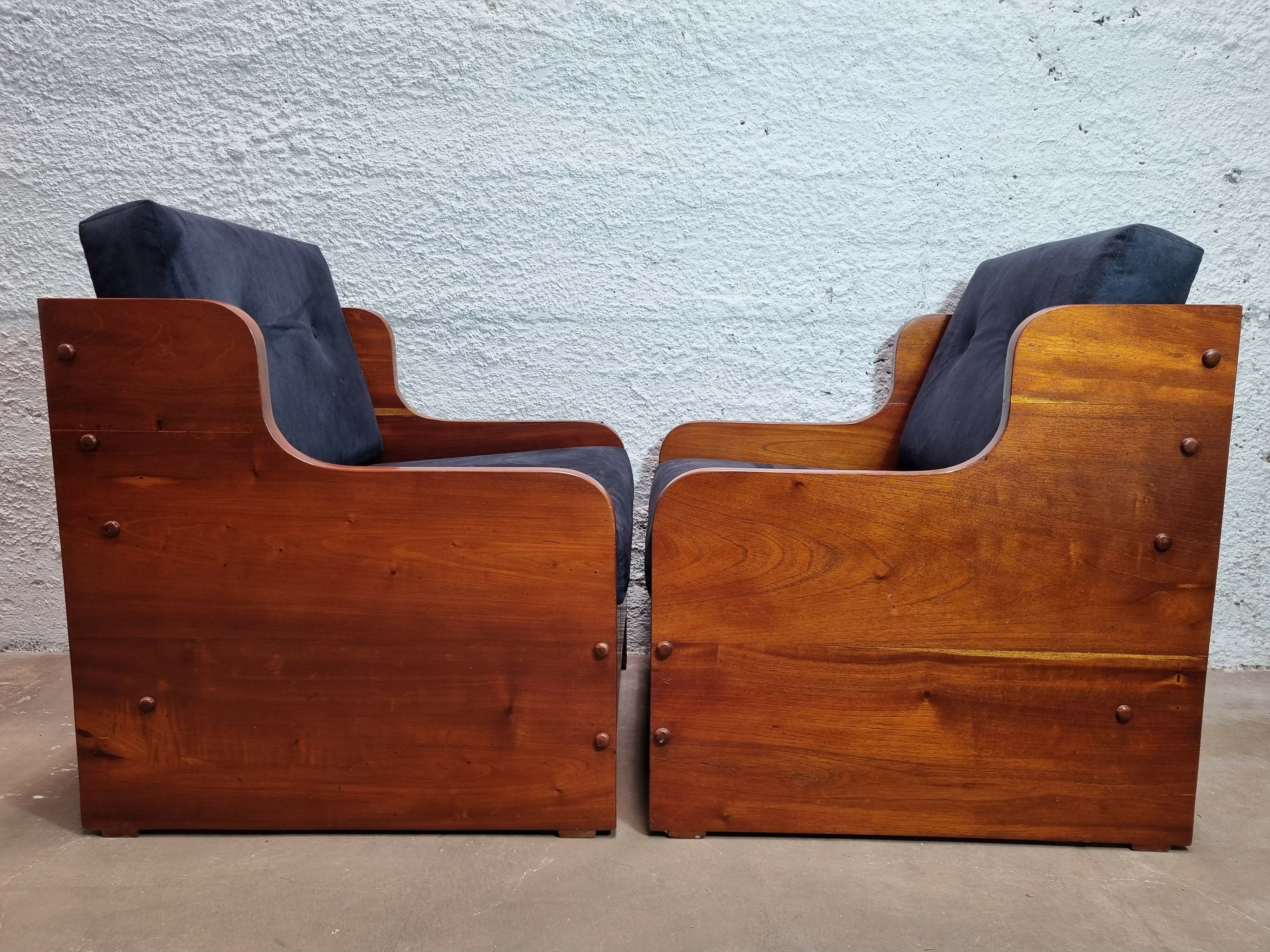 Par poltronas cedro anos 70