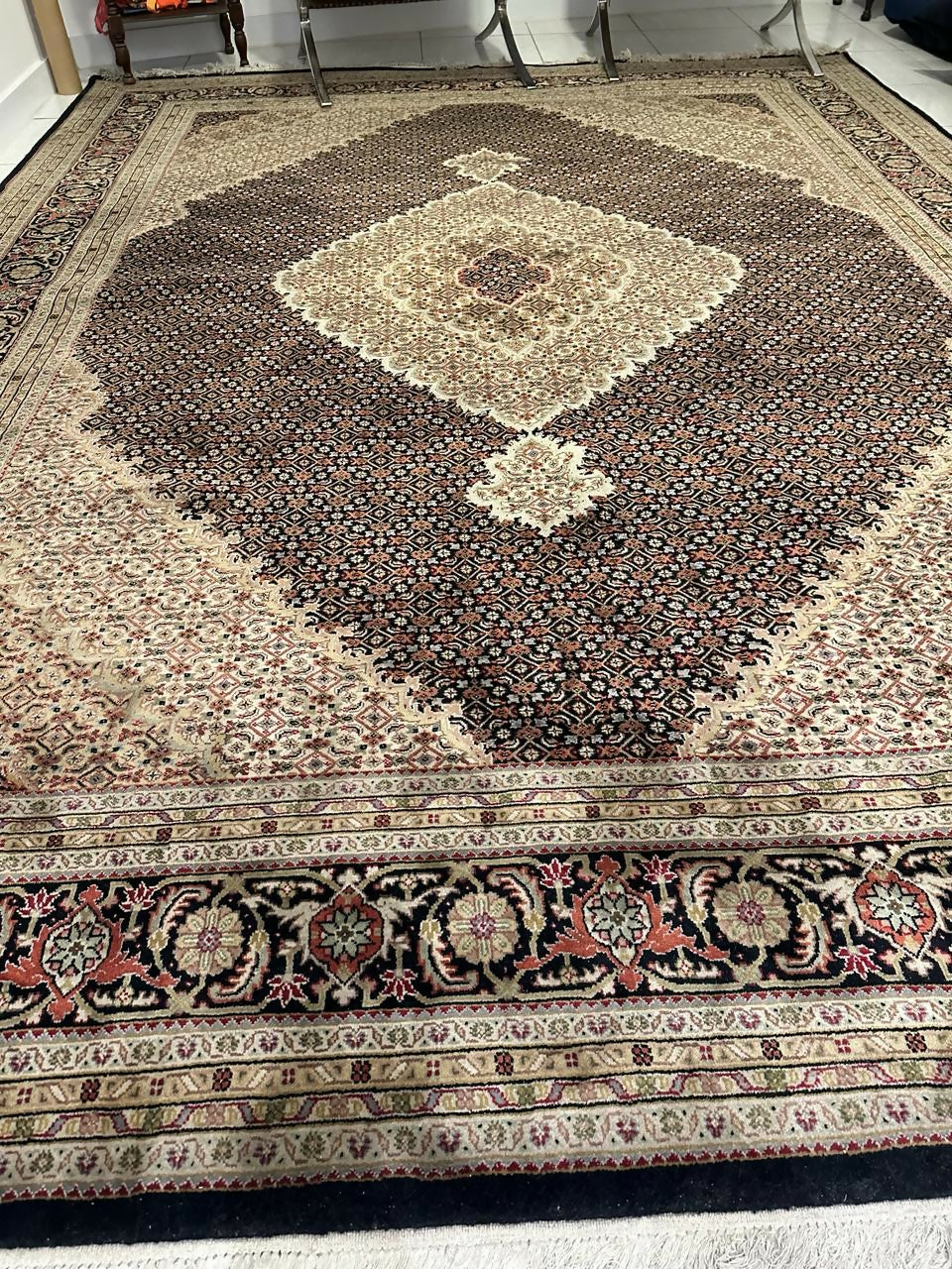 Tapete indiano Tabriz Mahi (362cm X 275cm)