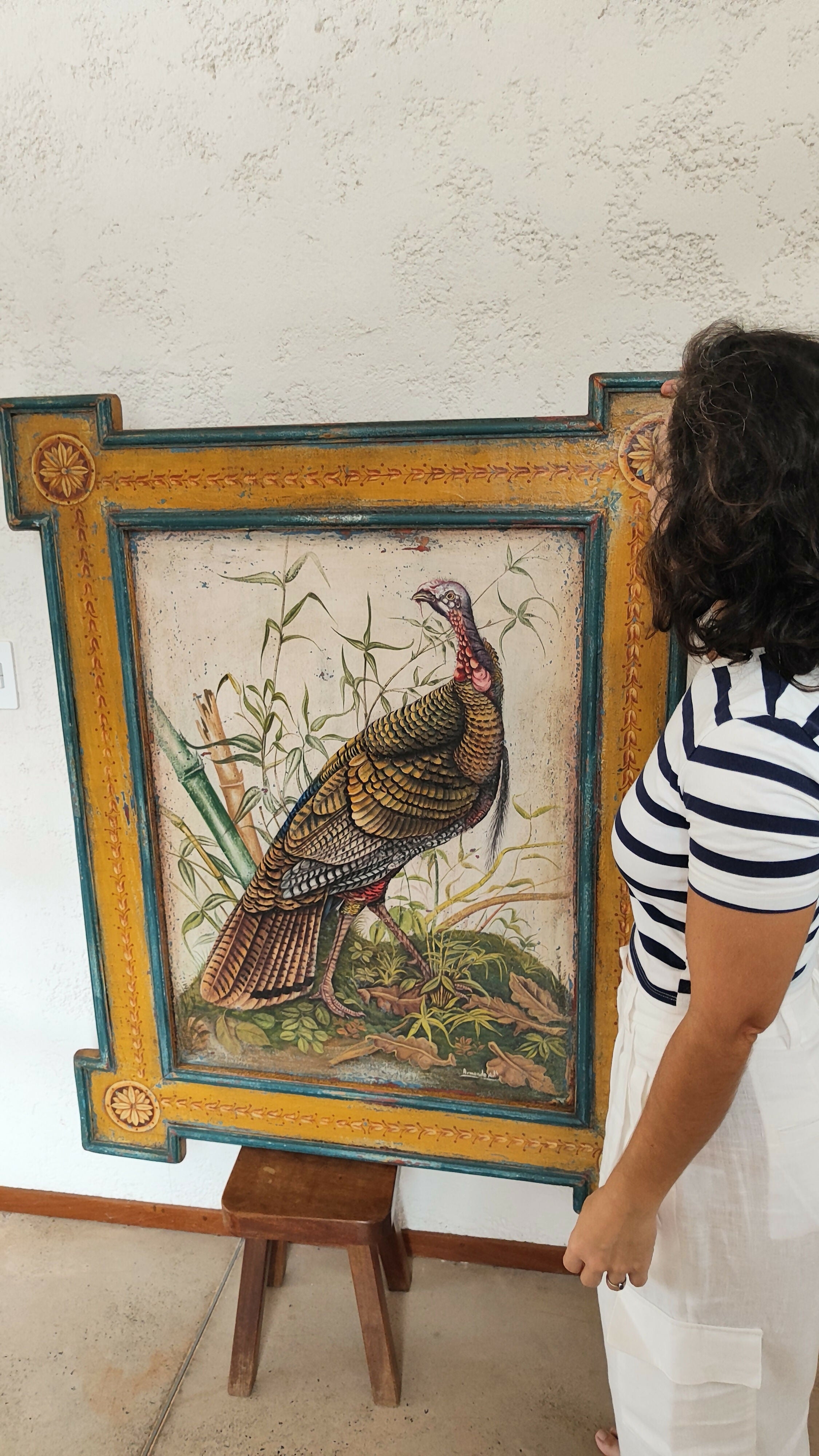 Quadro com ilustração científica