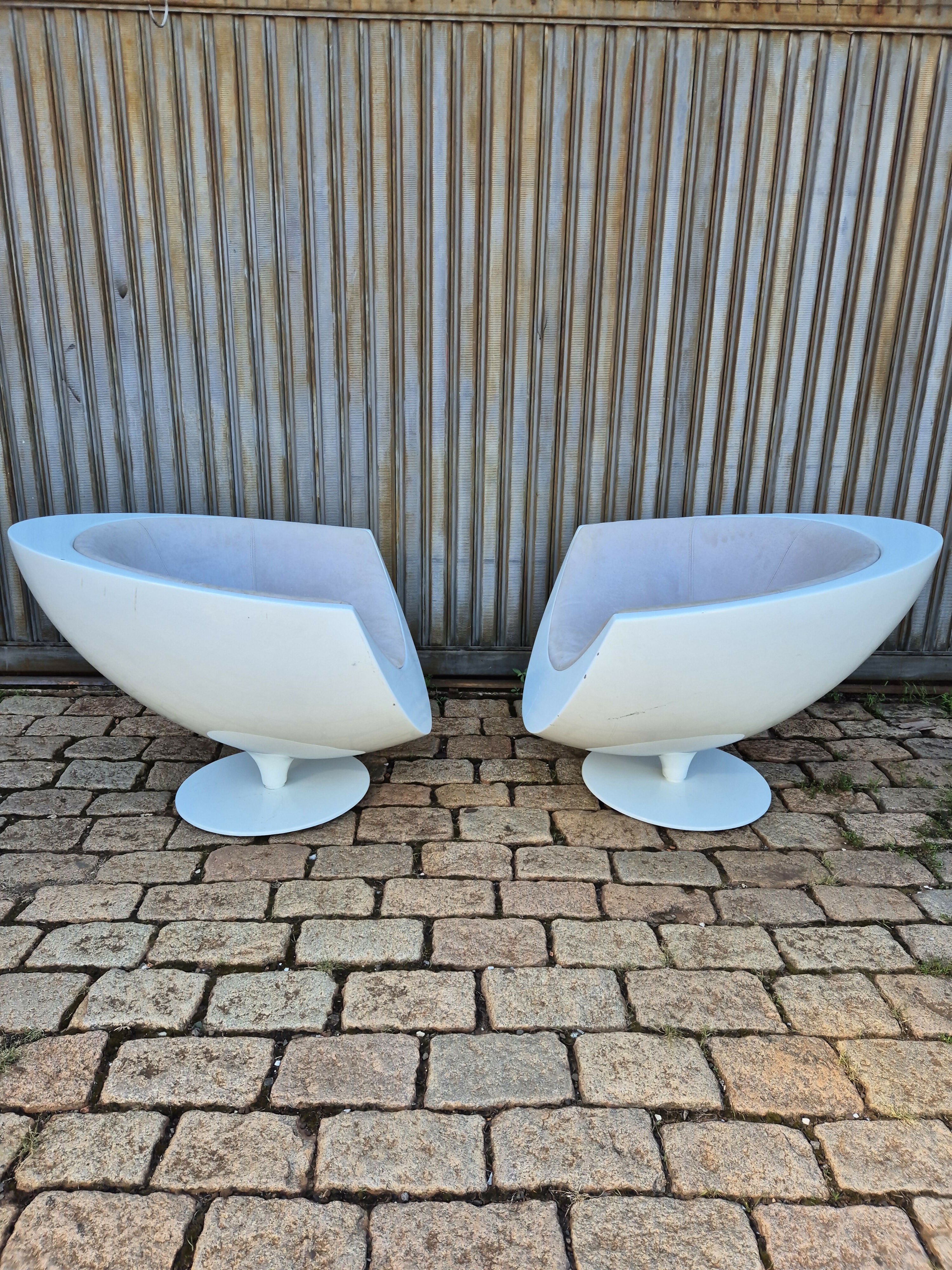 Par de poltronas Slick de Sergio Fahrer