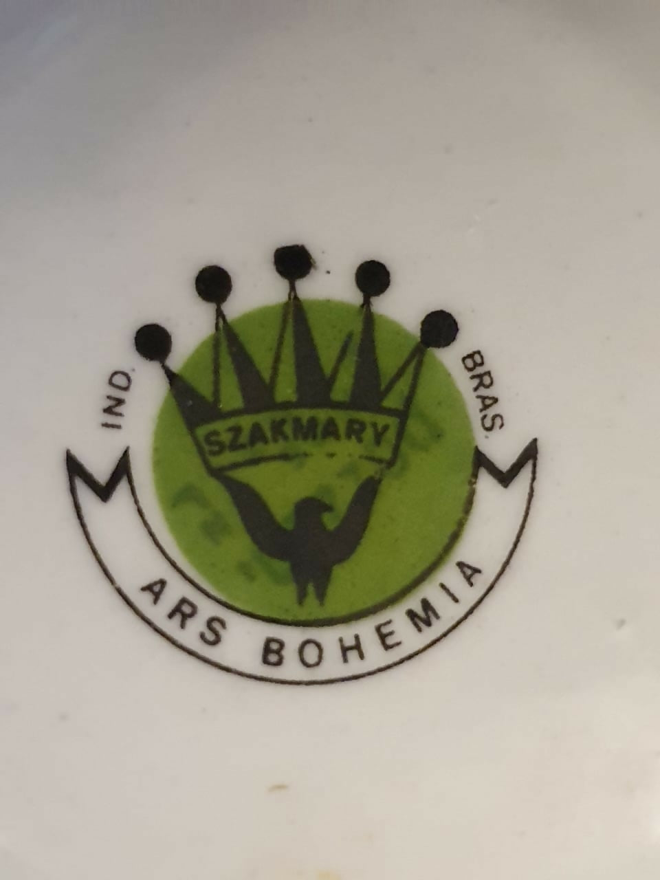 Conjunto para chá e café raro de 11 peças Ars Bohemia Szakmary