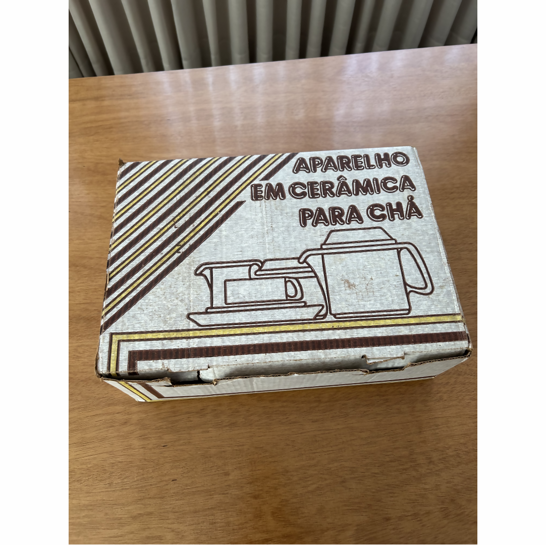 Jogo em Cerâmica Vila Rica para Chá