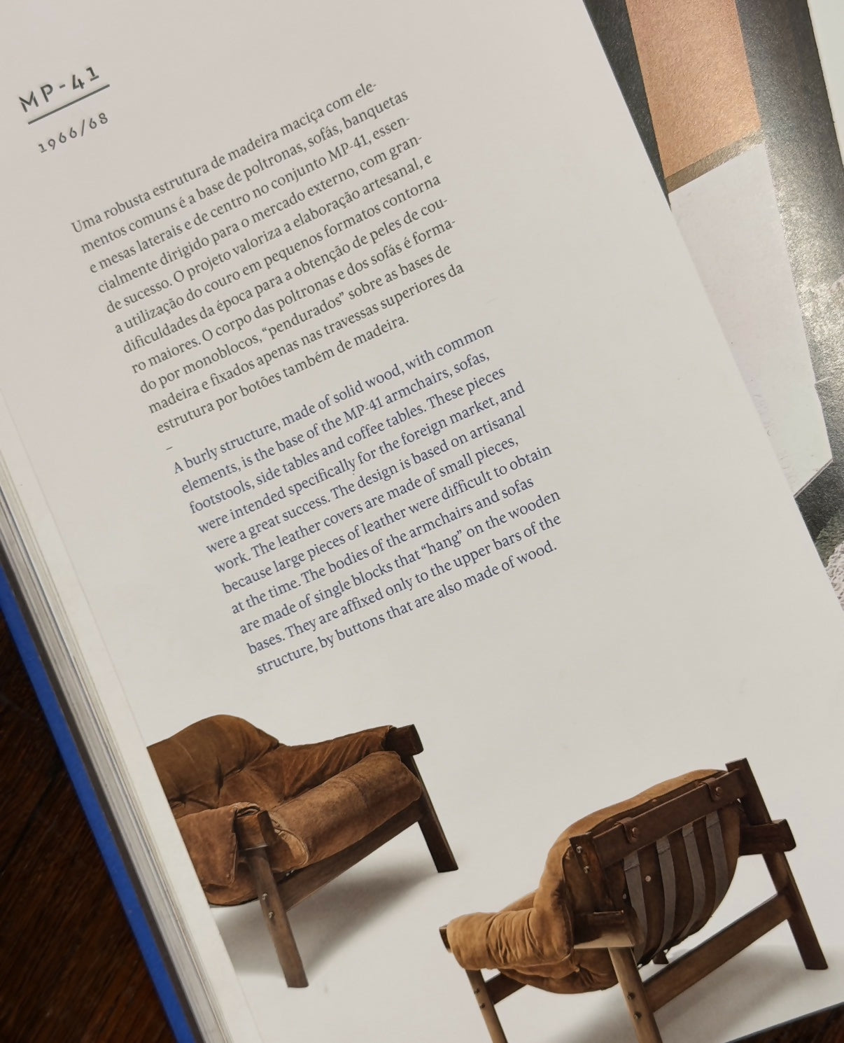 Par de Poltronas MP-41 em couro