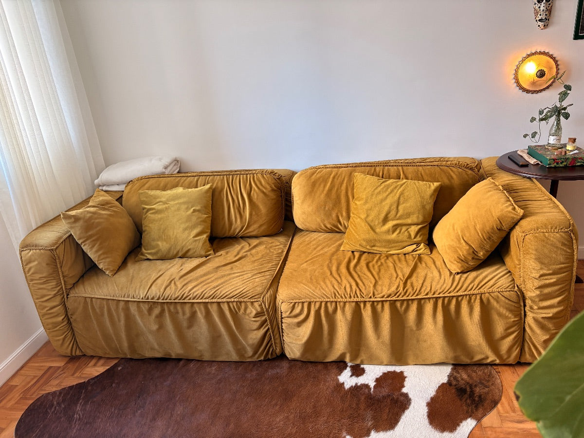 Sofá Modular Mostarda 2,5m x 1m