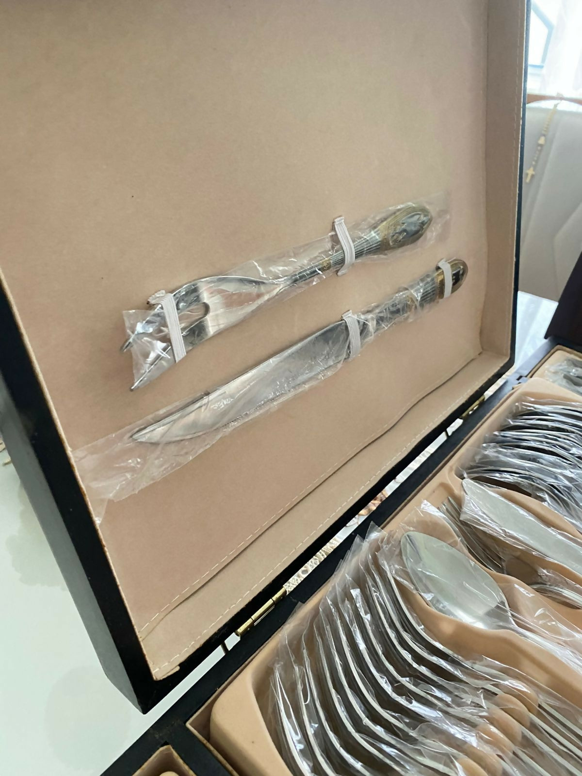 Faqueiro Stainless Steel Germany 85 peças nunca usado