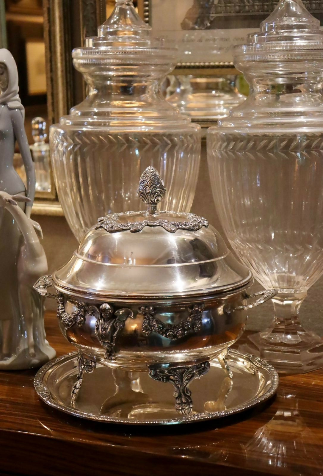 LEGUMIER - TERRINA DE SERVIÇO COM PRÉSENTOIR