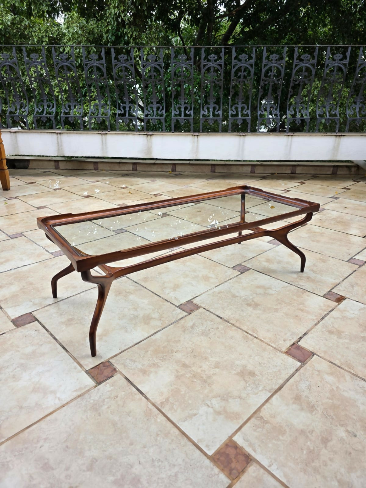 Mesa de centro Scapinelli em caviúna, década de 50/60.