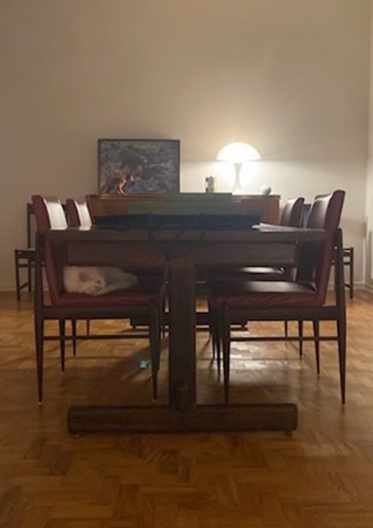 Mesa de Jantar Retangular em jacarandá - anos 60