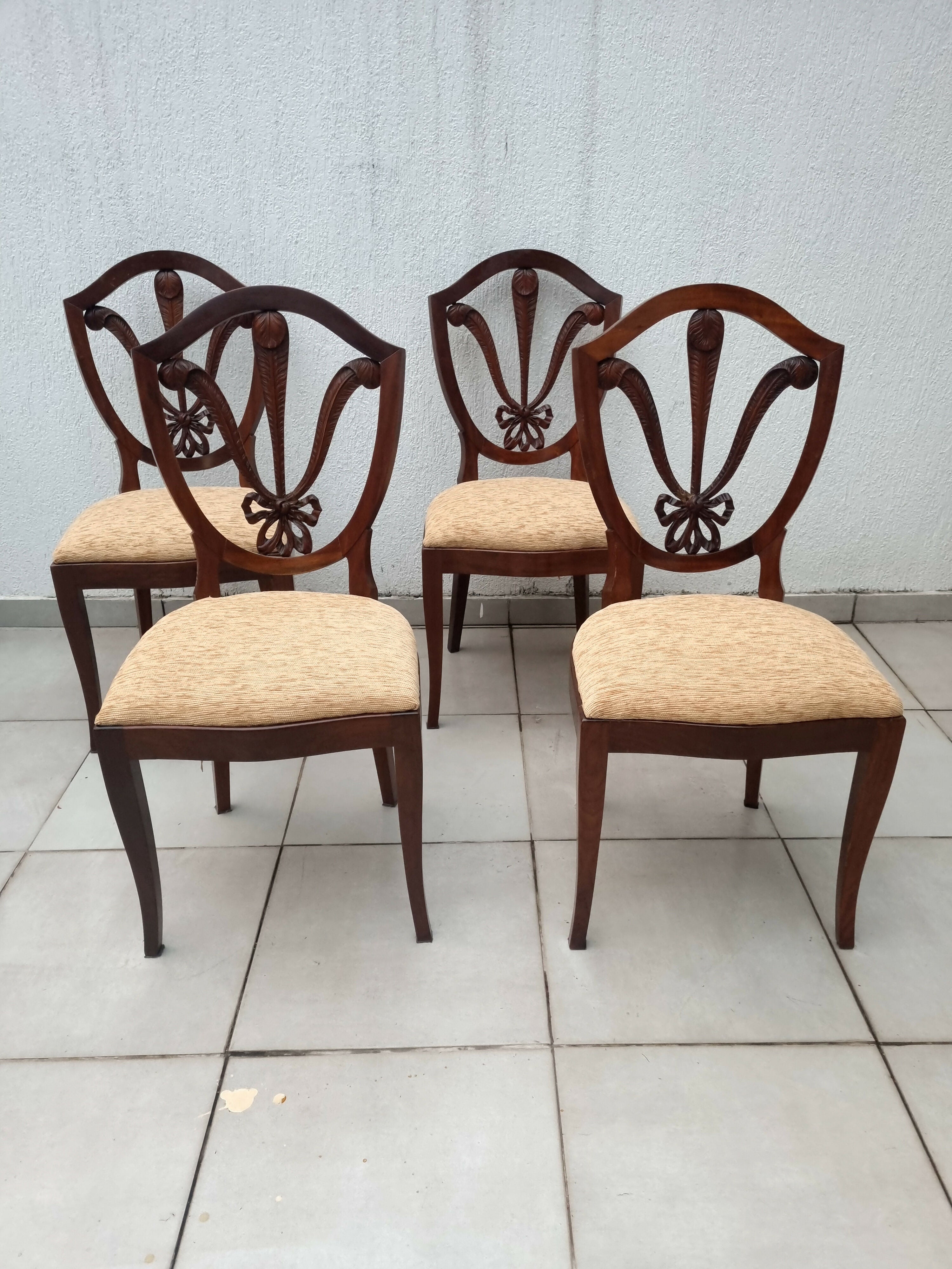 Set de 4 Cadeiras Francesas