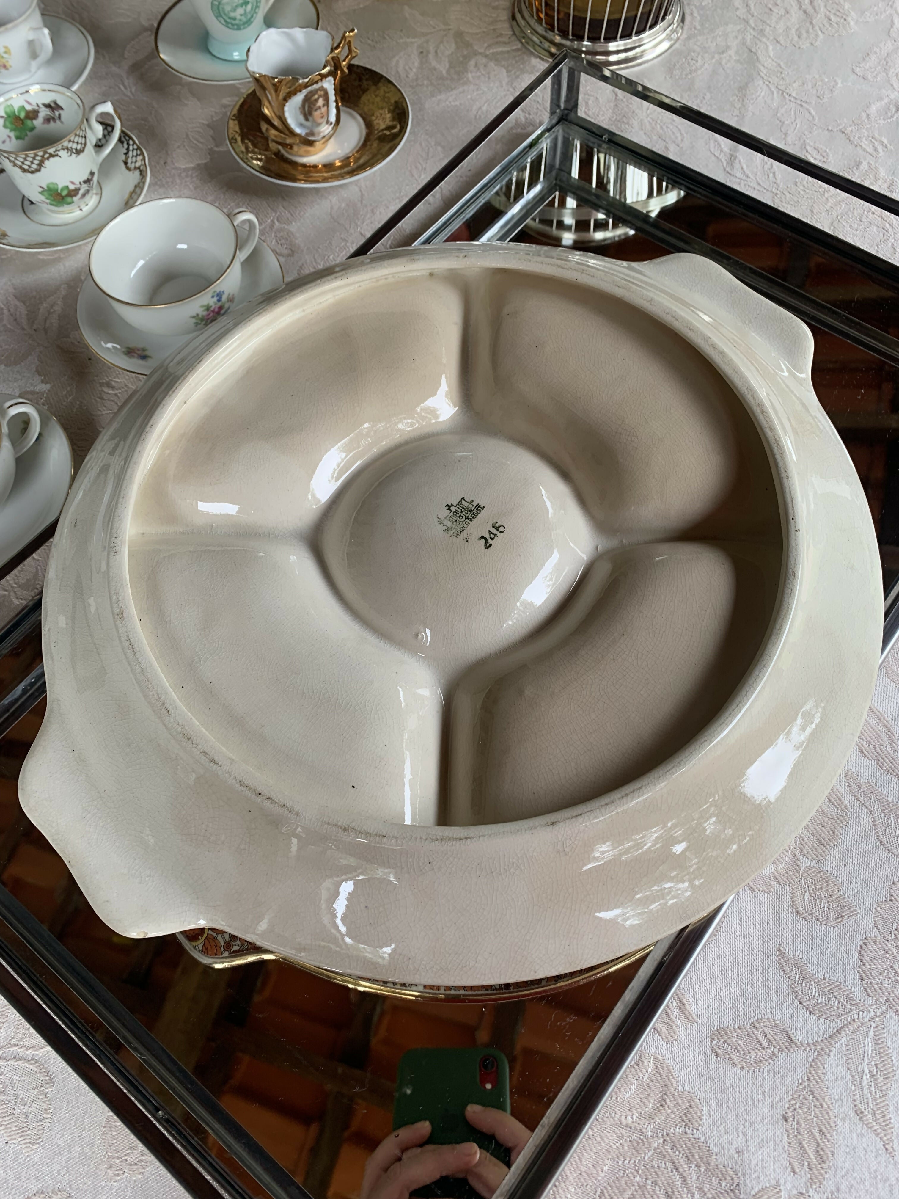 Raridade Petisqueira Porcelana Mauá