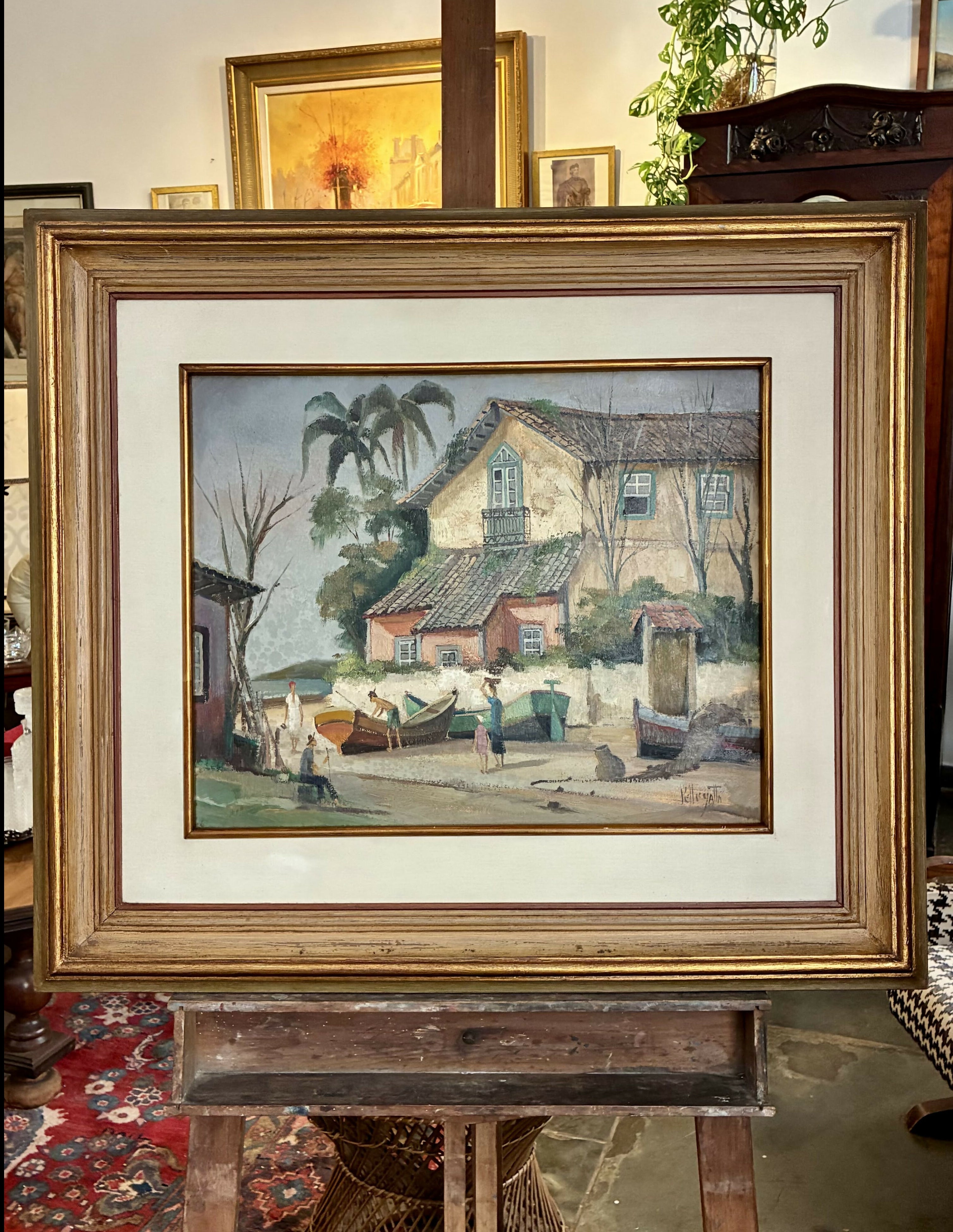 Quadro óleo sobre tela Assinado por Omar Pelegatta