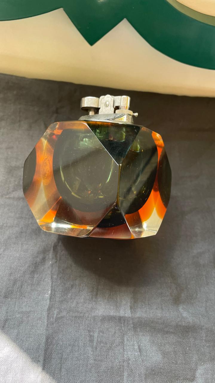 Isqueiro de mesa Murano Sommerso 