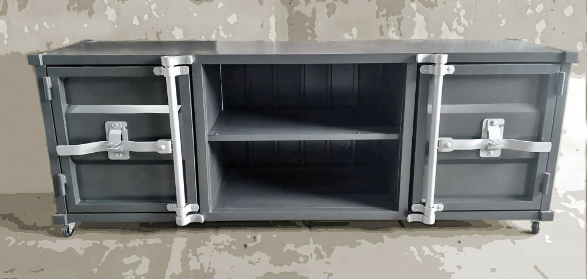 Rack / Aparador / Buffet com estilo industrial - Visual de container