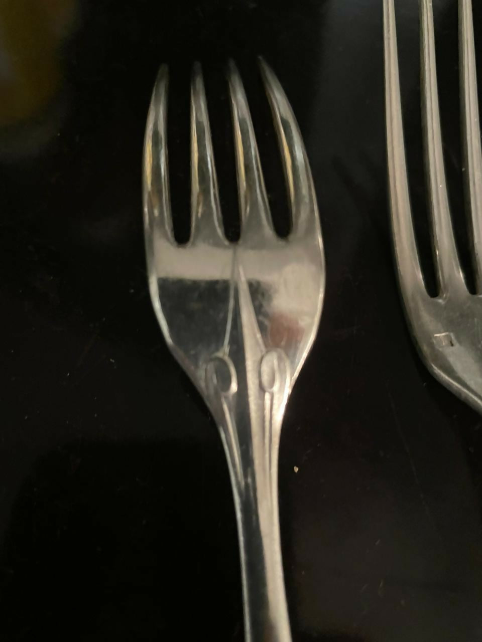 12 Garfos Christofle Prata 90