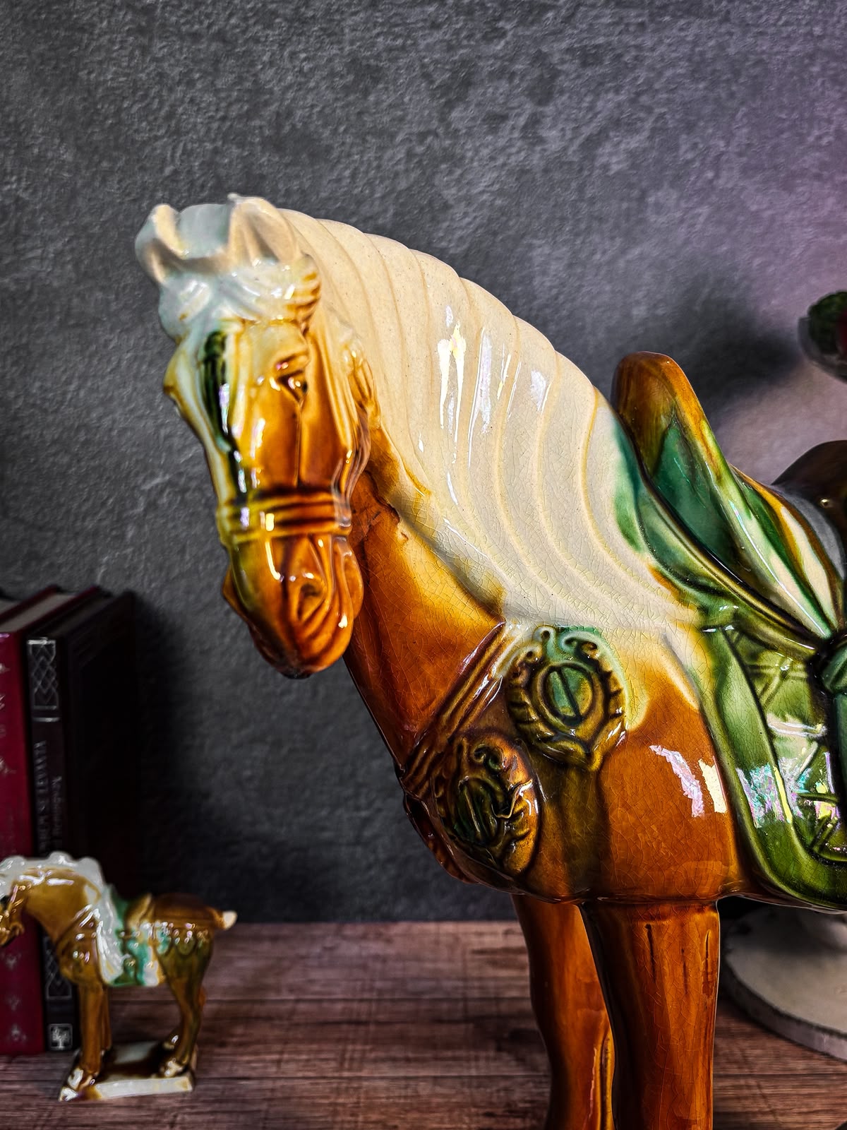 Cavalo Chinês em Cerâmica Sancai, segunda metade do século XX