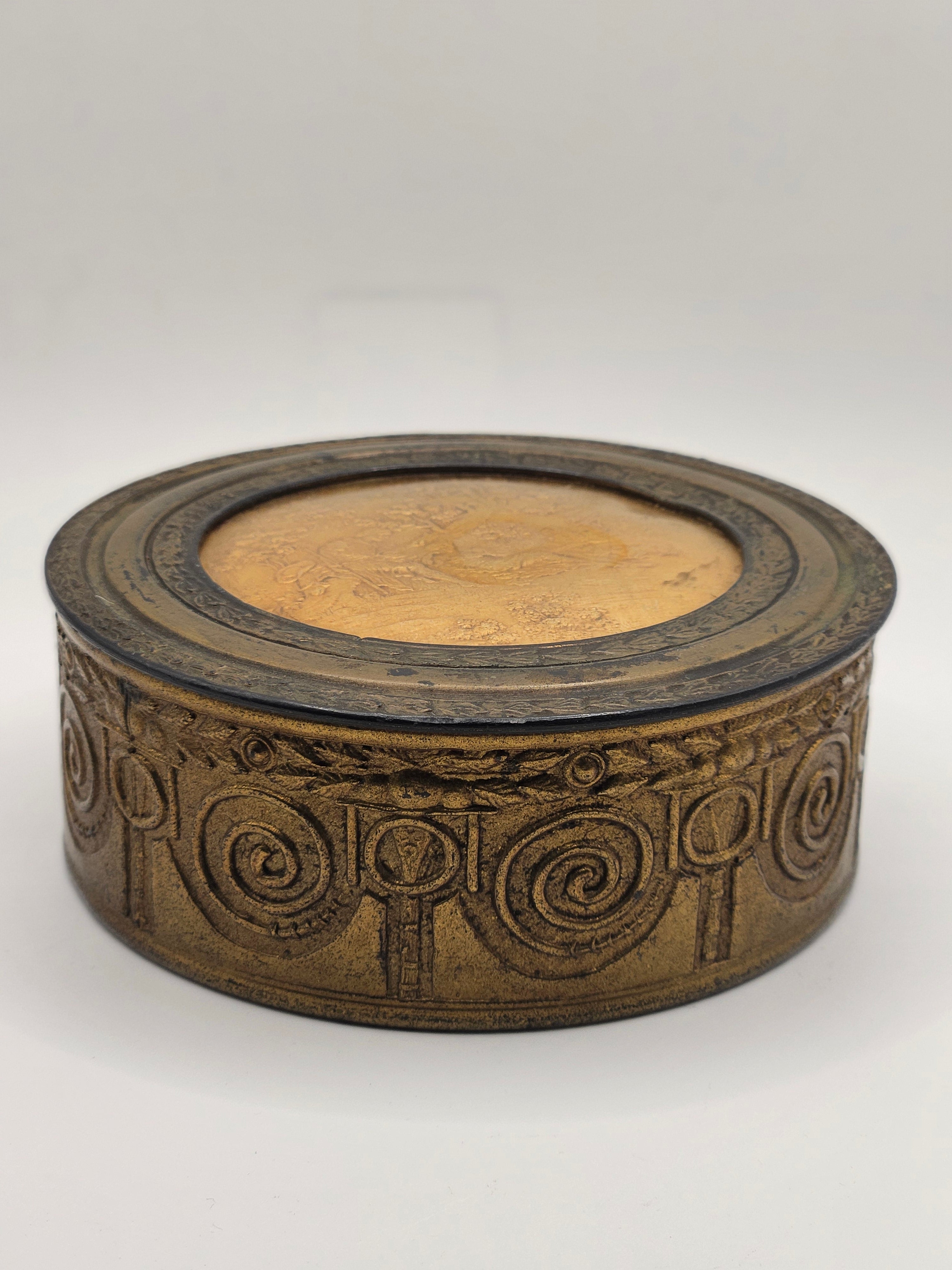 Caixa de Pó de Arroz redonda Americana P.N.C.W.C. 1930 - Completa
