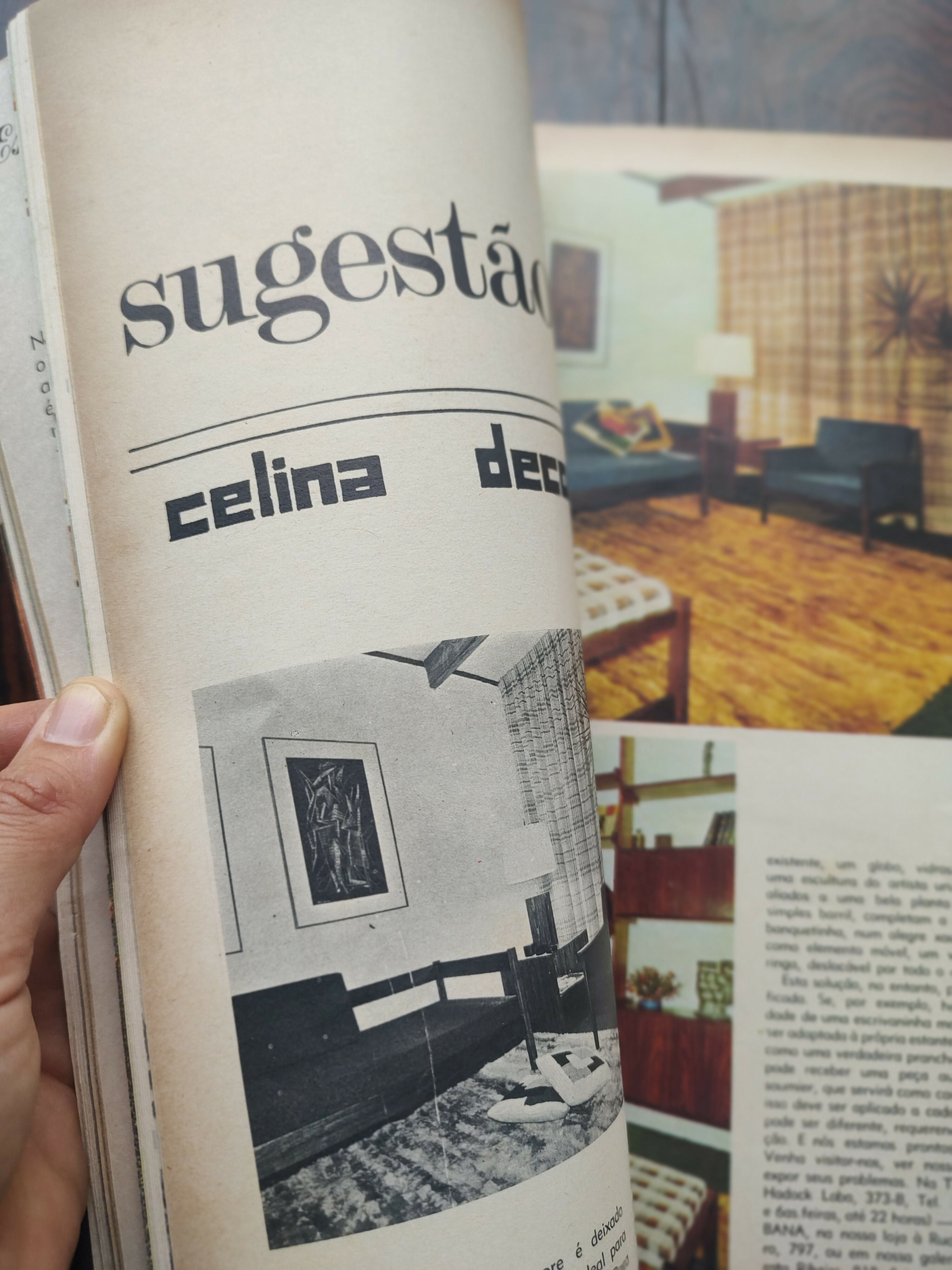 Antiga "Revista Casa & Jardim" - 1968 (Capa Escritórios em Casa)
