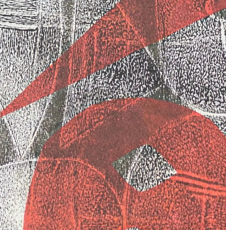 Quadro Decorativo Abstrato 38x28 Pulso Gráfico - 156