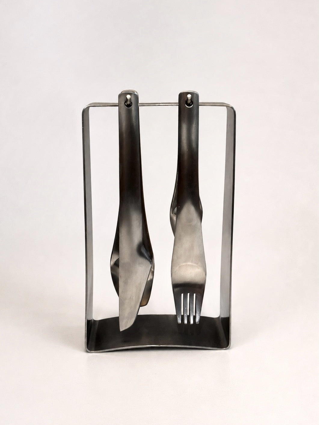 Raro faqueiro em inox | Terance Conran, 1990 |