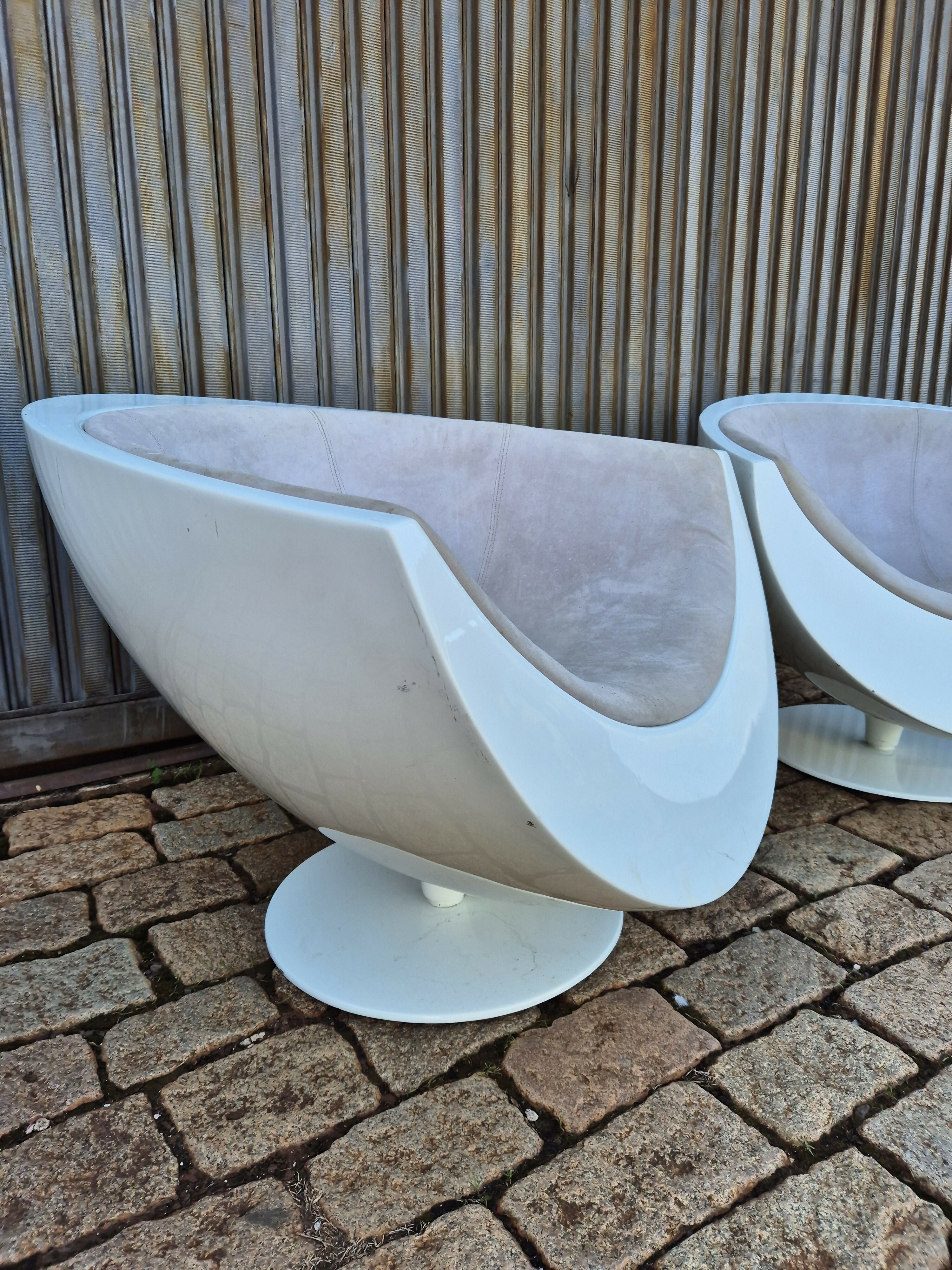 Par de poltronas Slick de Sergio Fahrer