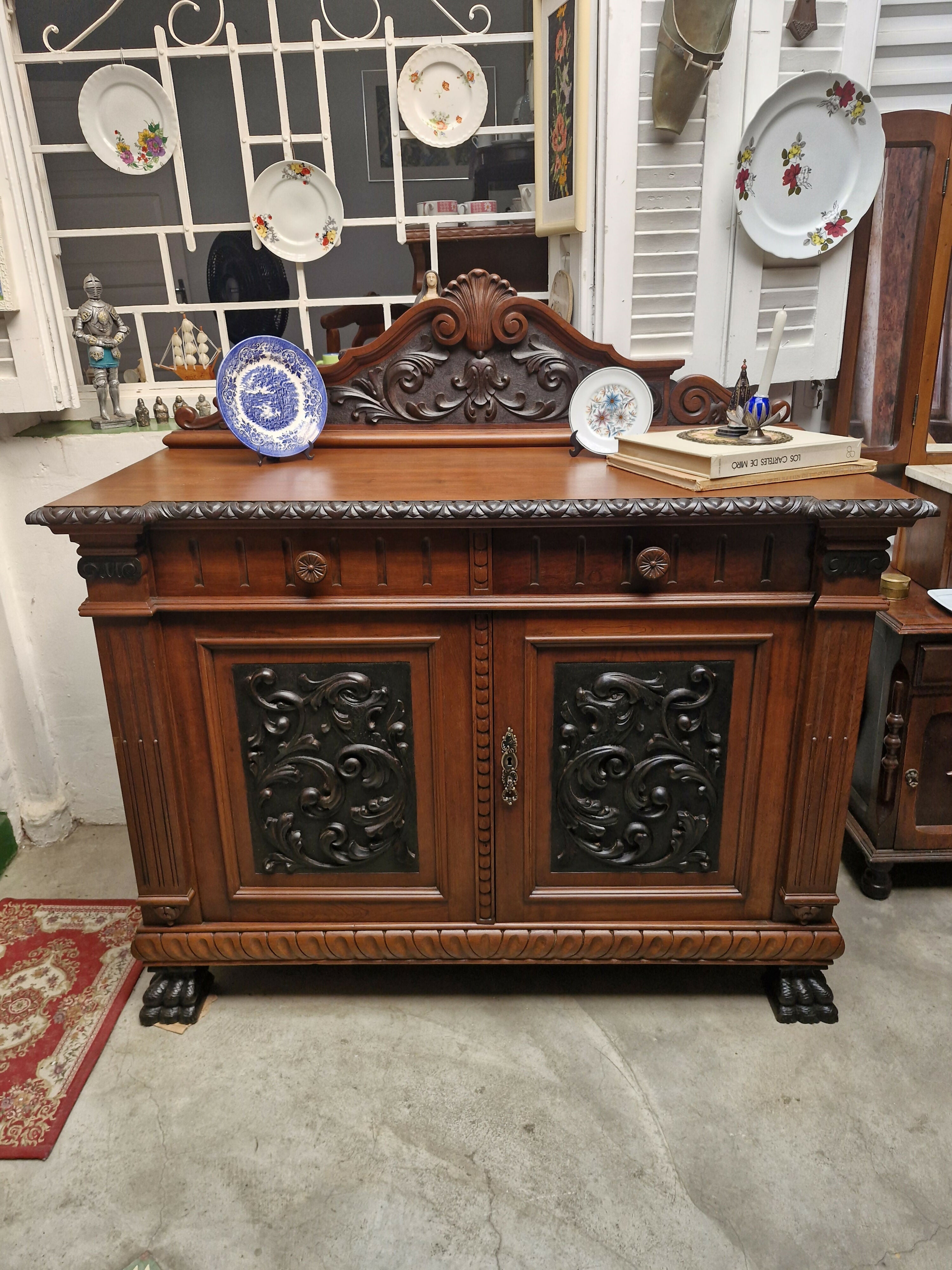 Etager Renascença em Imbuia (restaurado)