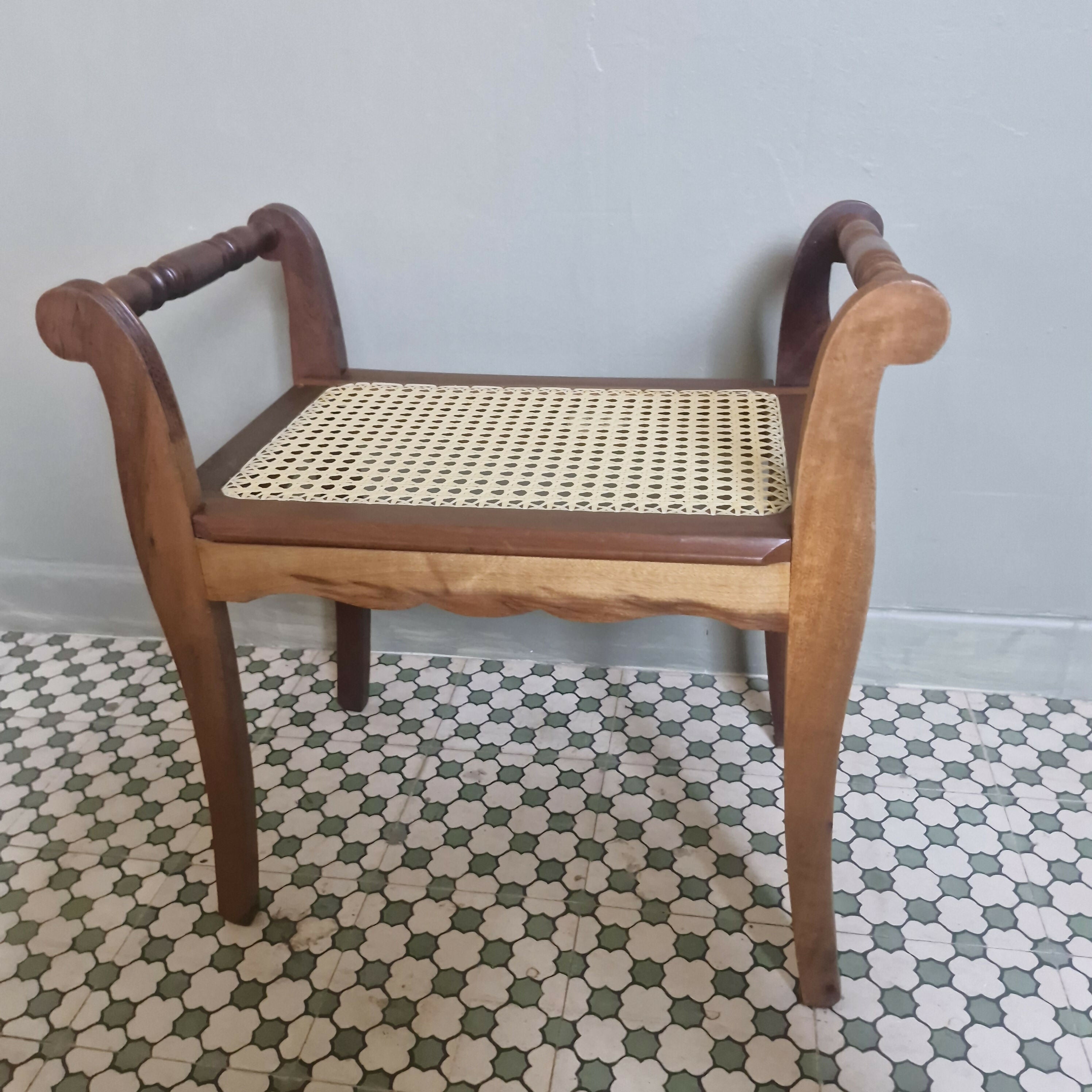 Banqueta de palhinha
