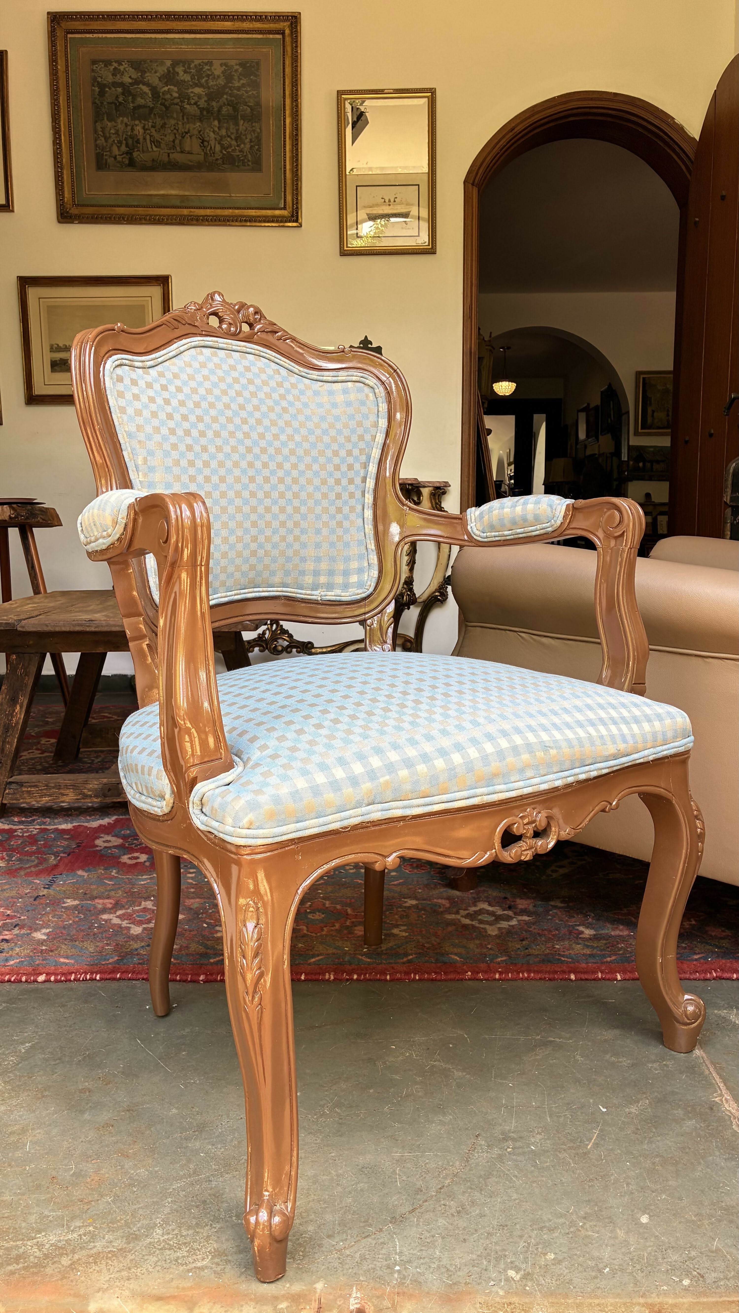 Par de Poltronas Luis XV