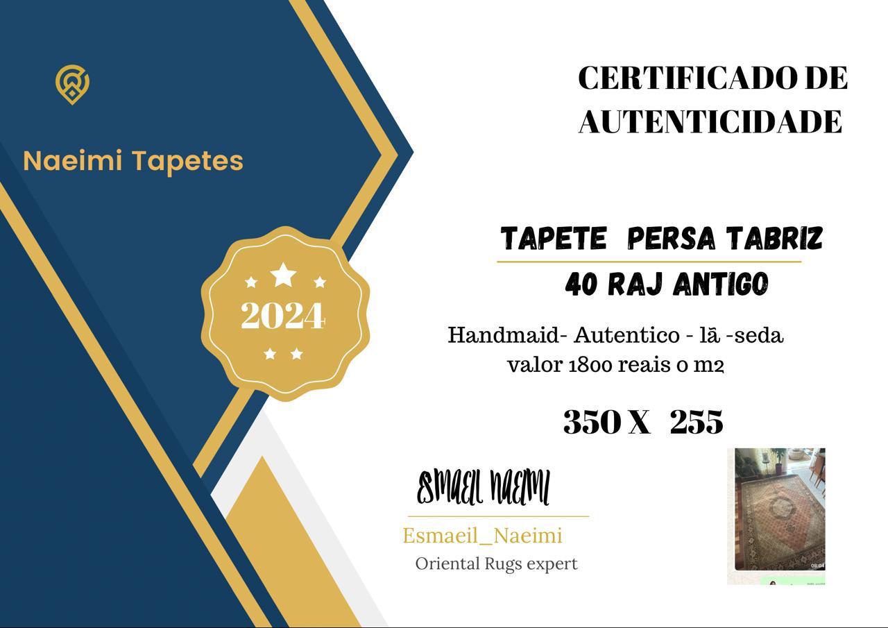 Tapete Persa Tabriz 40 Raj - Original